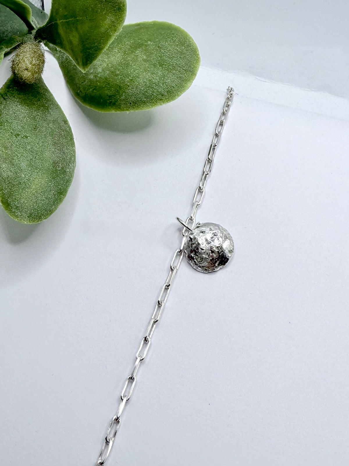 Sterling Silver Mini Moon Bracelet