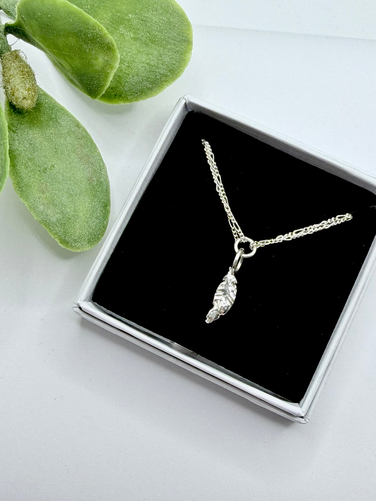 Sterling Silver Feather Bracelet