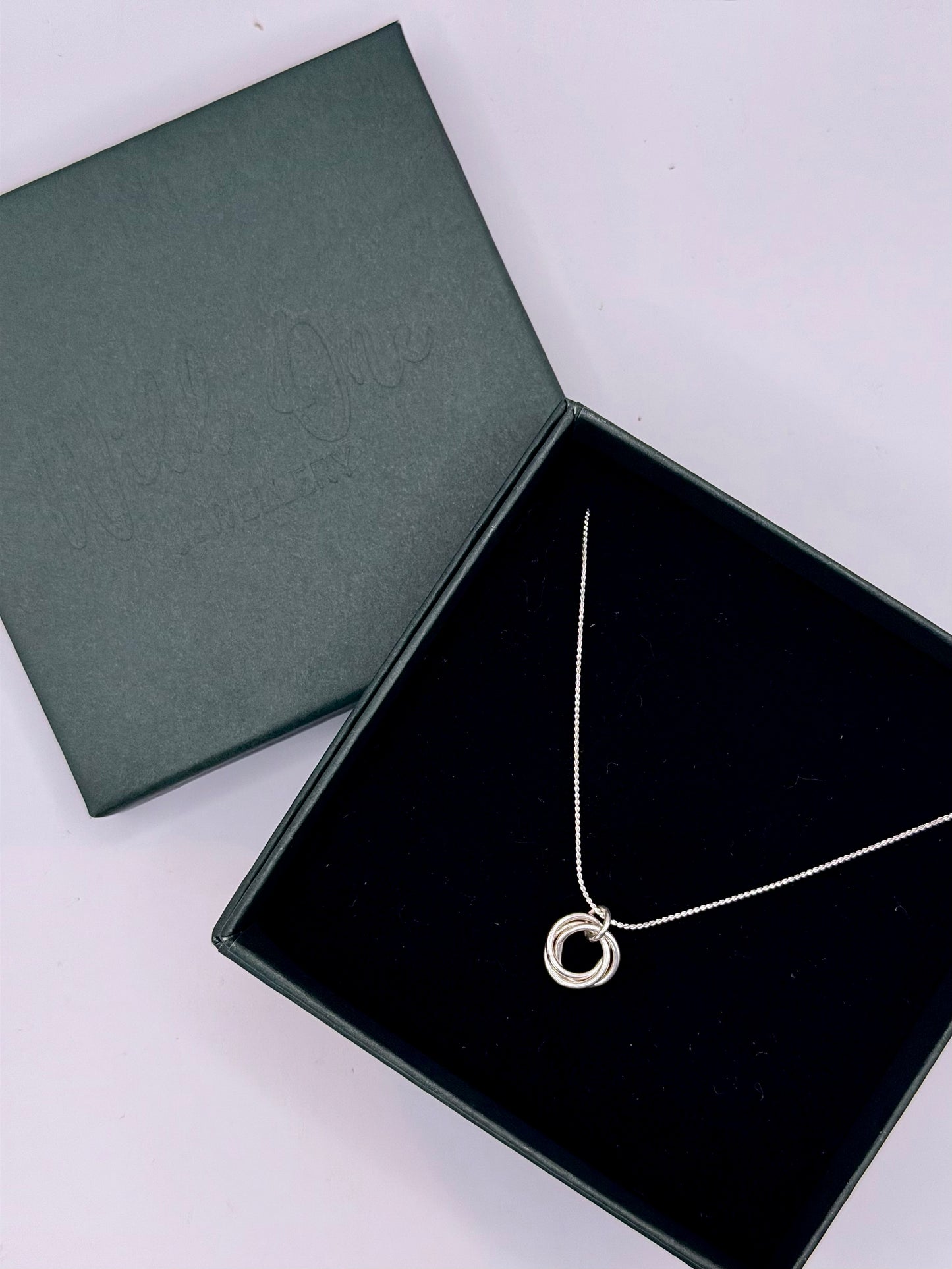 Sterling Silver Entwine Necklace