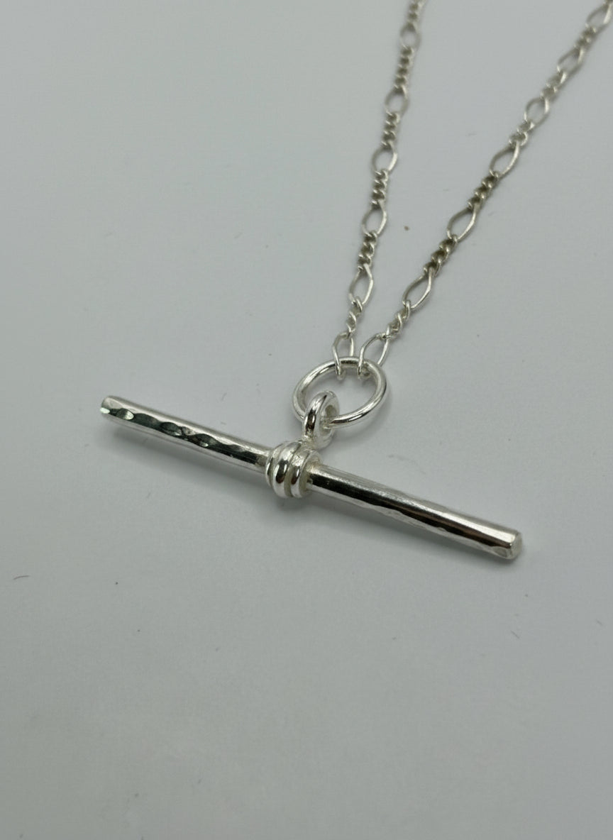 Sterling Silver Bar Necklace