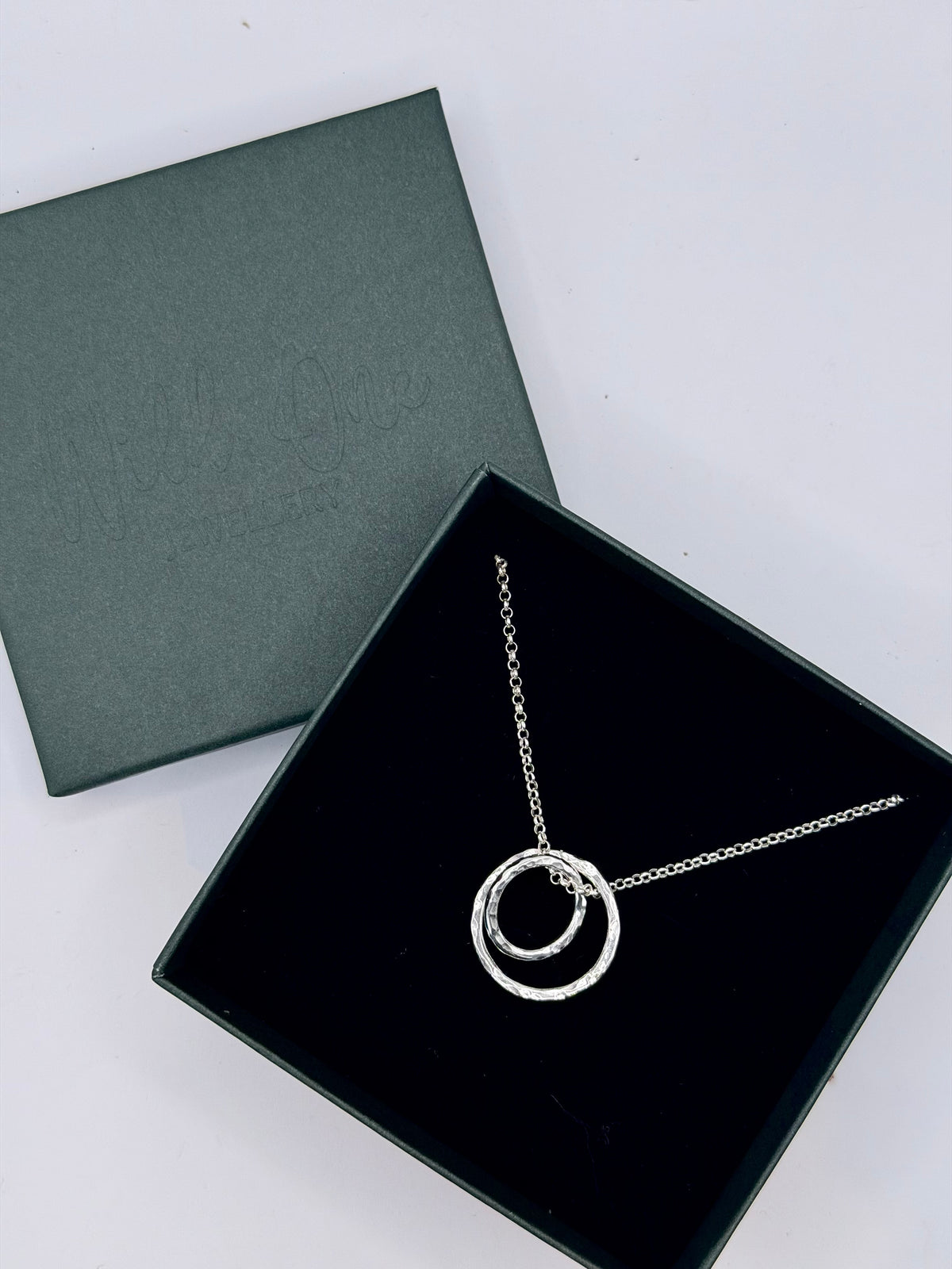 Sterling Silver Loops Necklace