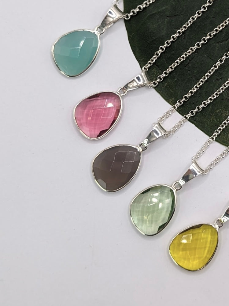 Sterling Silver Citrine Necklace