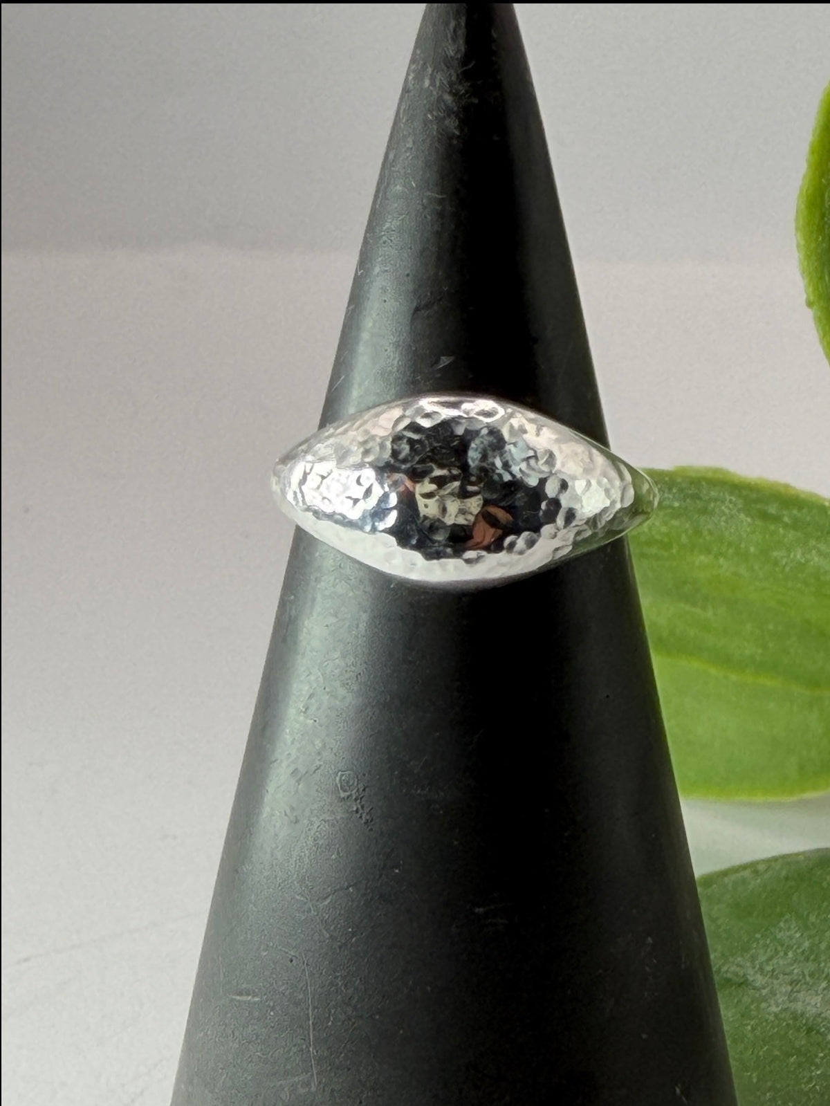 Sterling Silver Dome Signet Ring