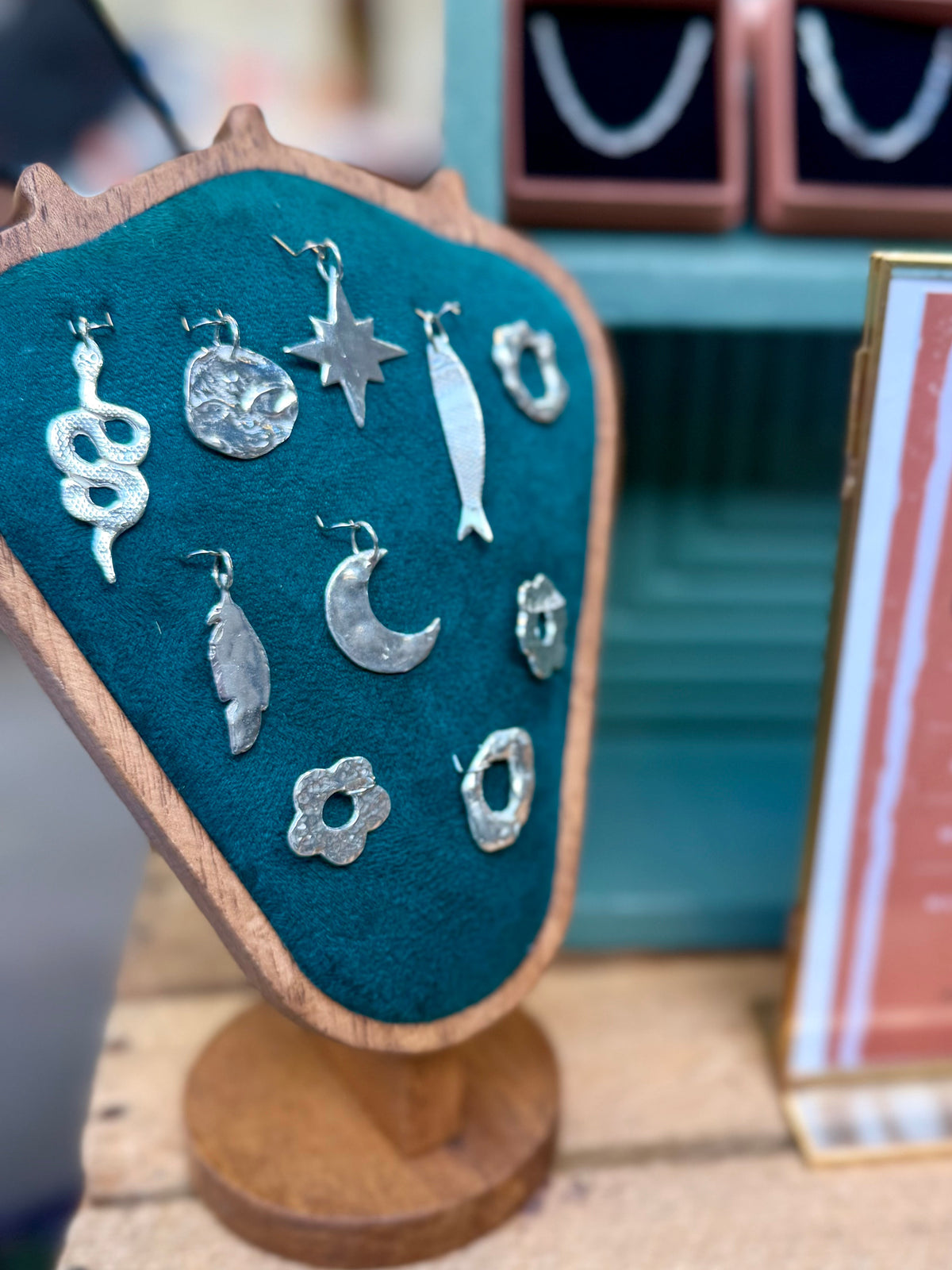 Little talismans, inspired by the wild.
Handcrafted from recycled sterling silver, each charm has its own character, texture and story. Choose your favourite and build a collection that means something to you.