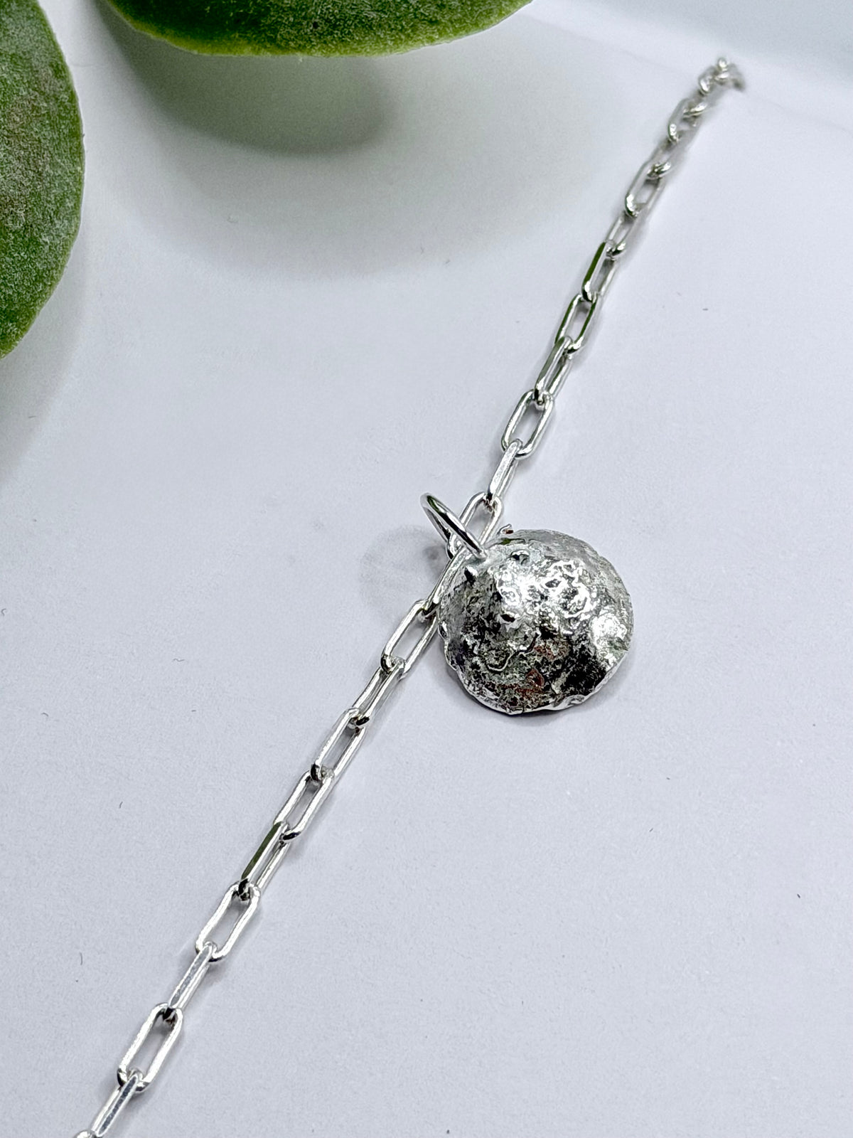 Sterling Silver Mini Moon Bracelet