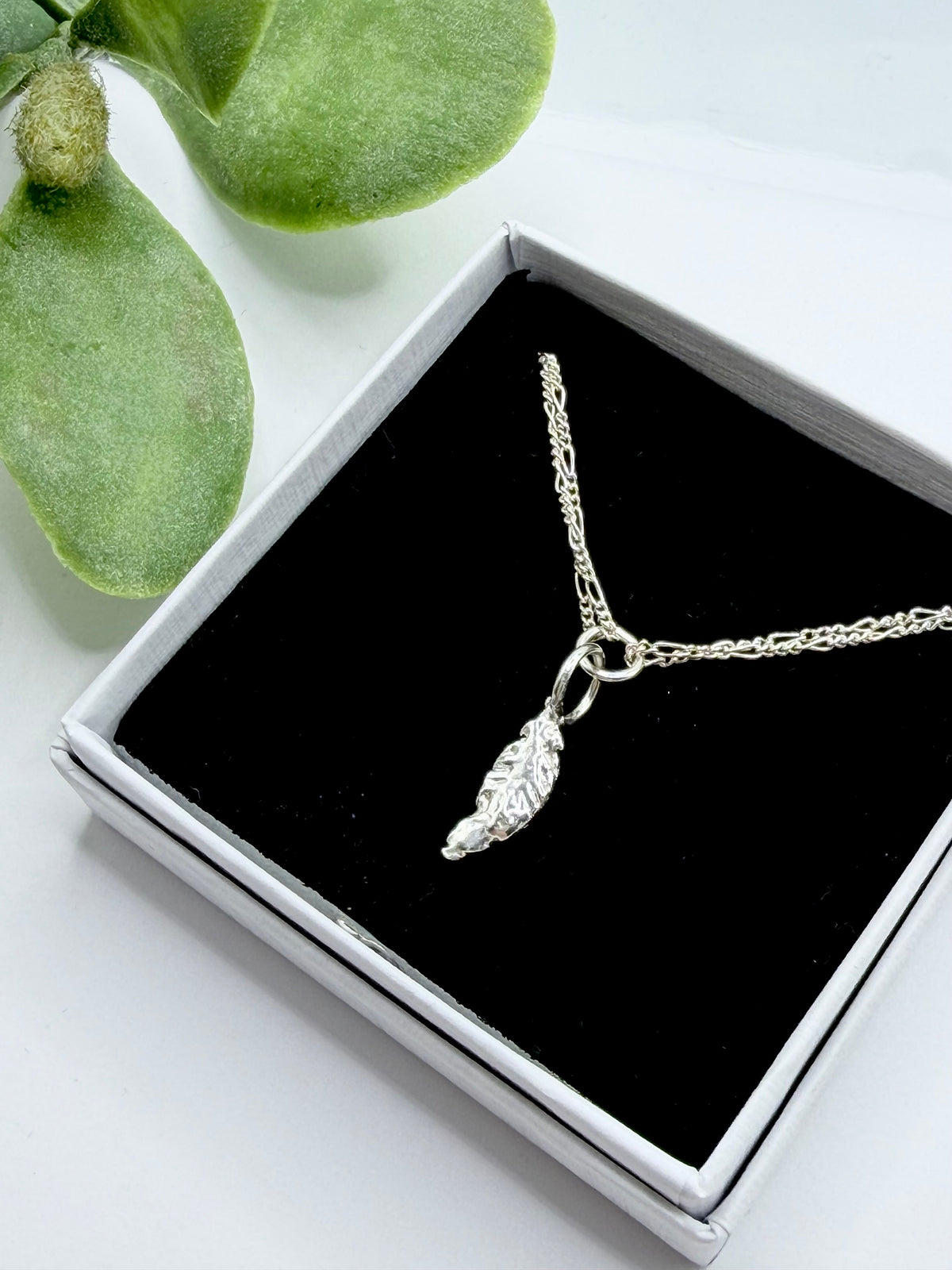 Sterling Silver Feather Bracelet