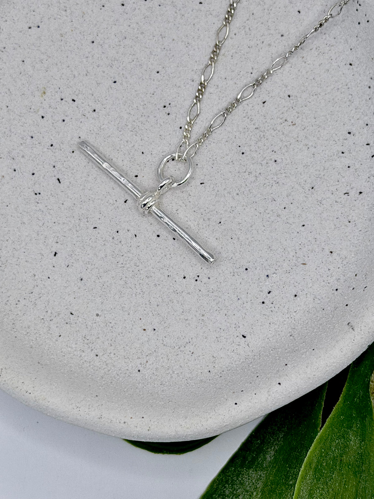 Sterling Silver Bar Necklace