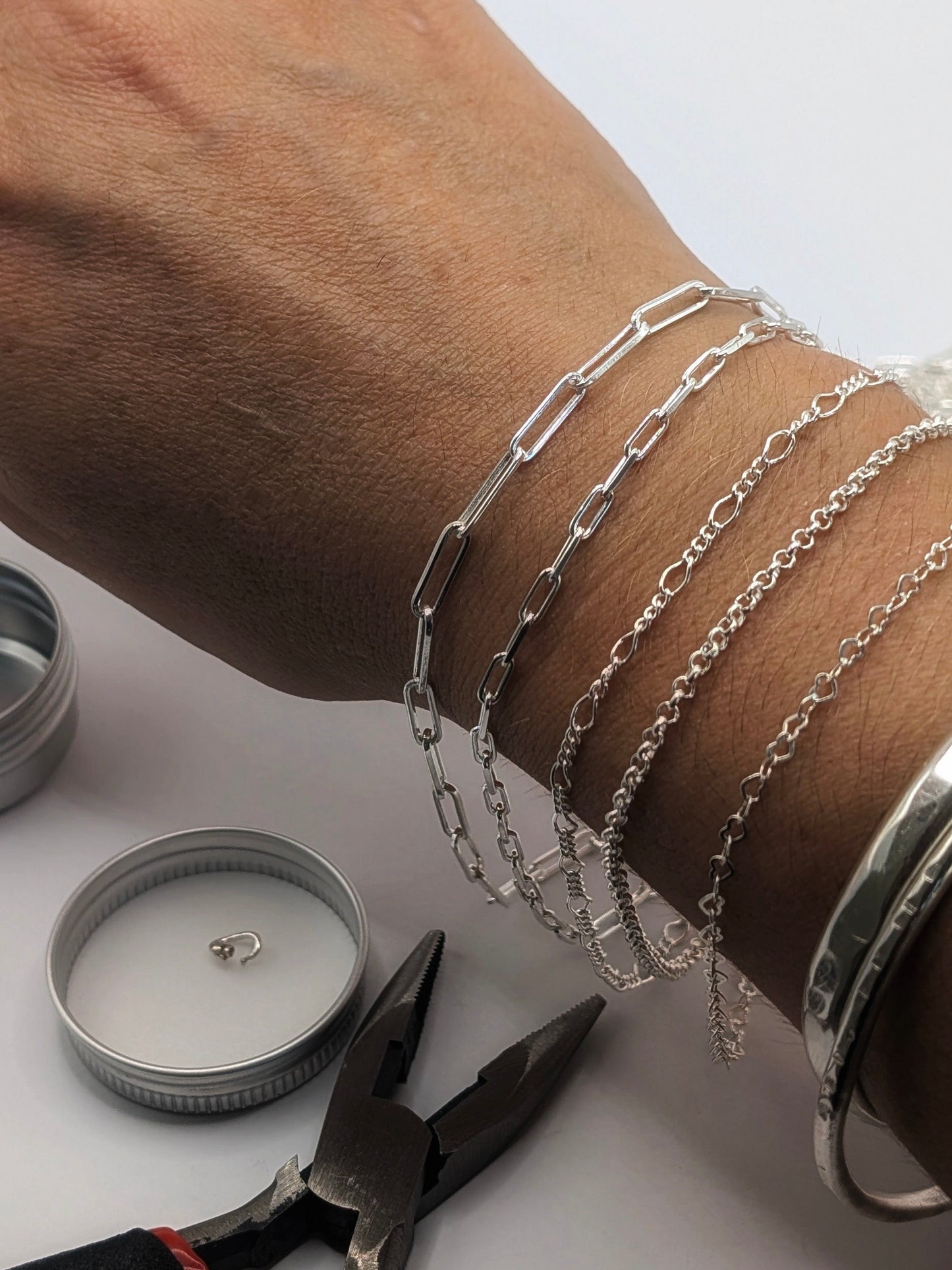 Sterling Silver Permanent Jewellery Kits