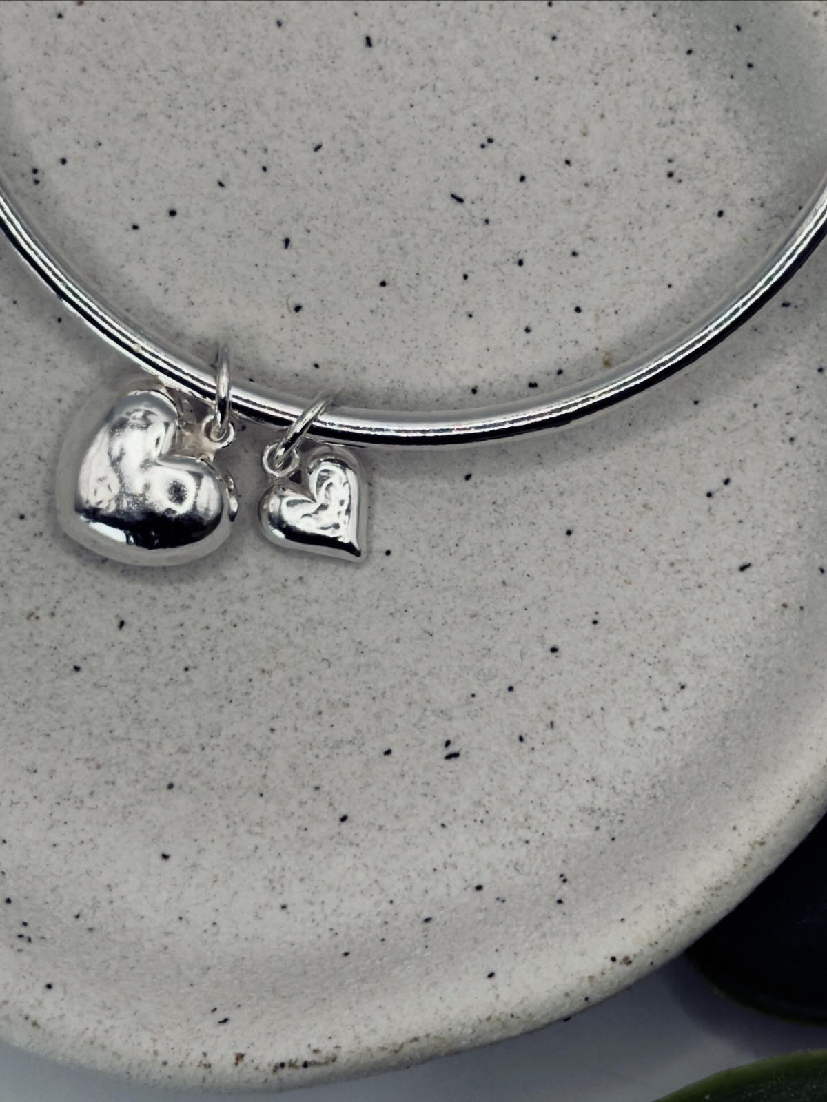 Sterling Silver Love Bangle