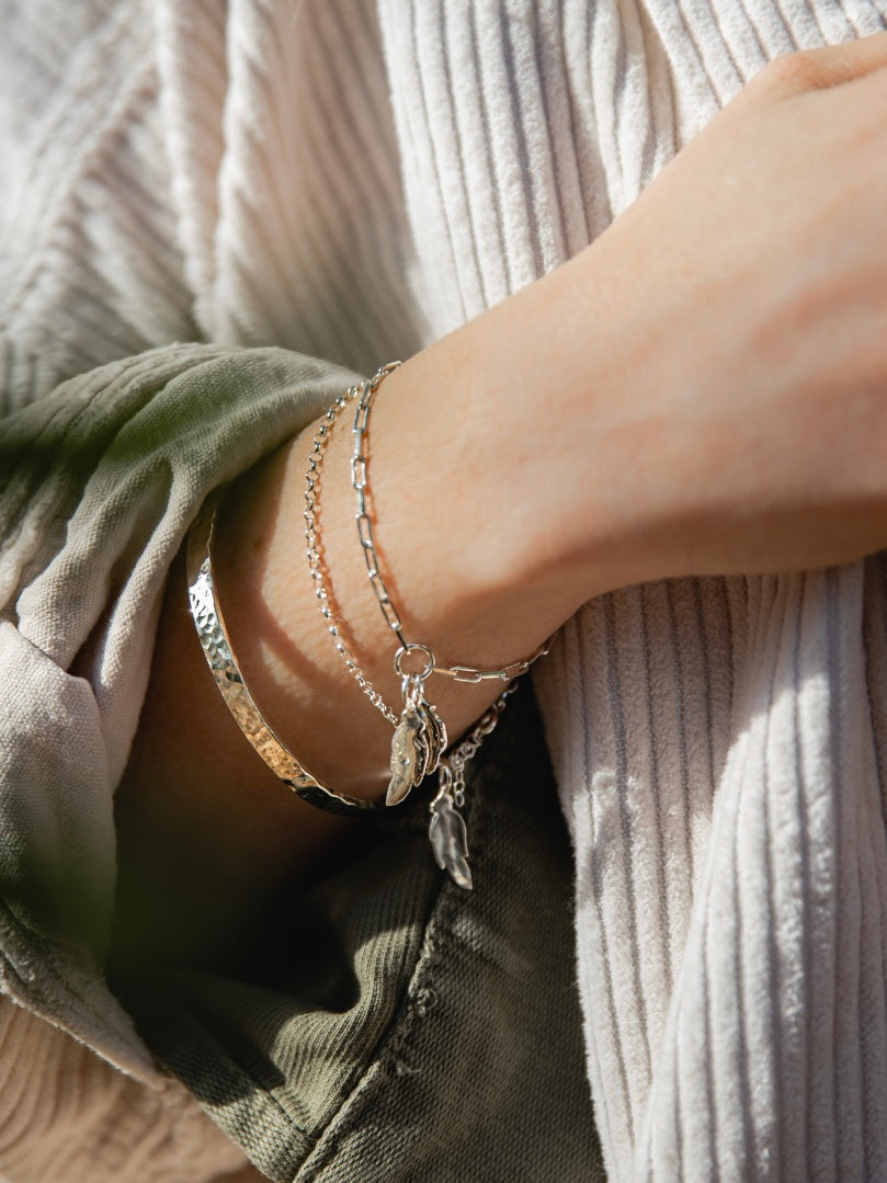 Sterling Silver Maxi Stacker Bangle