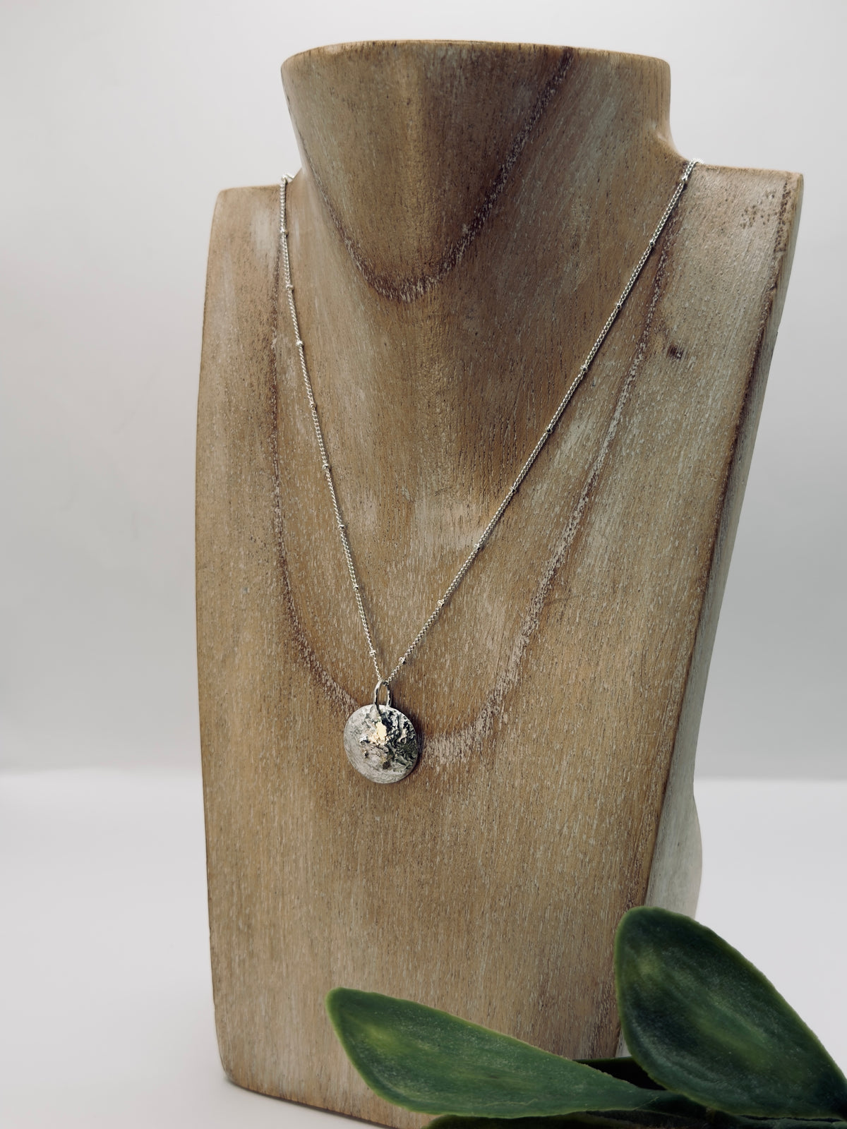 Sterling Silver Mini Moon Necklace