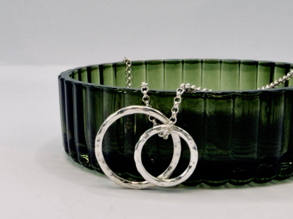 Sterling Silver Loops Necklace