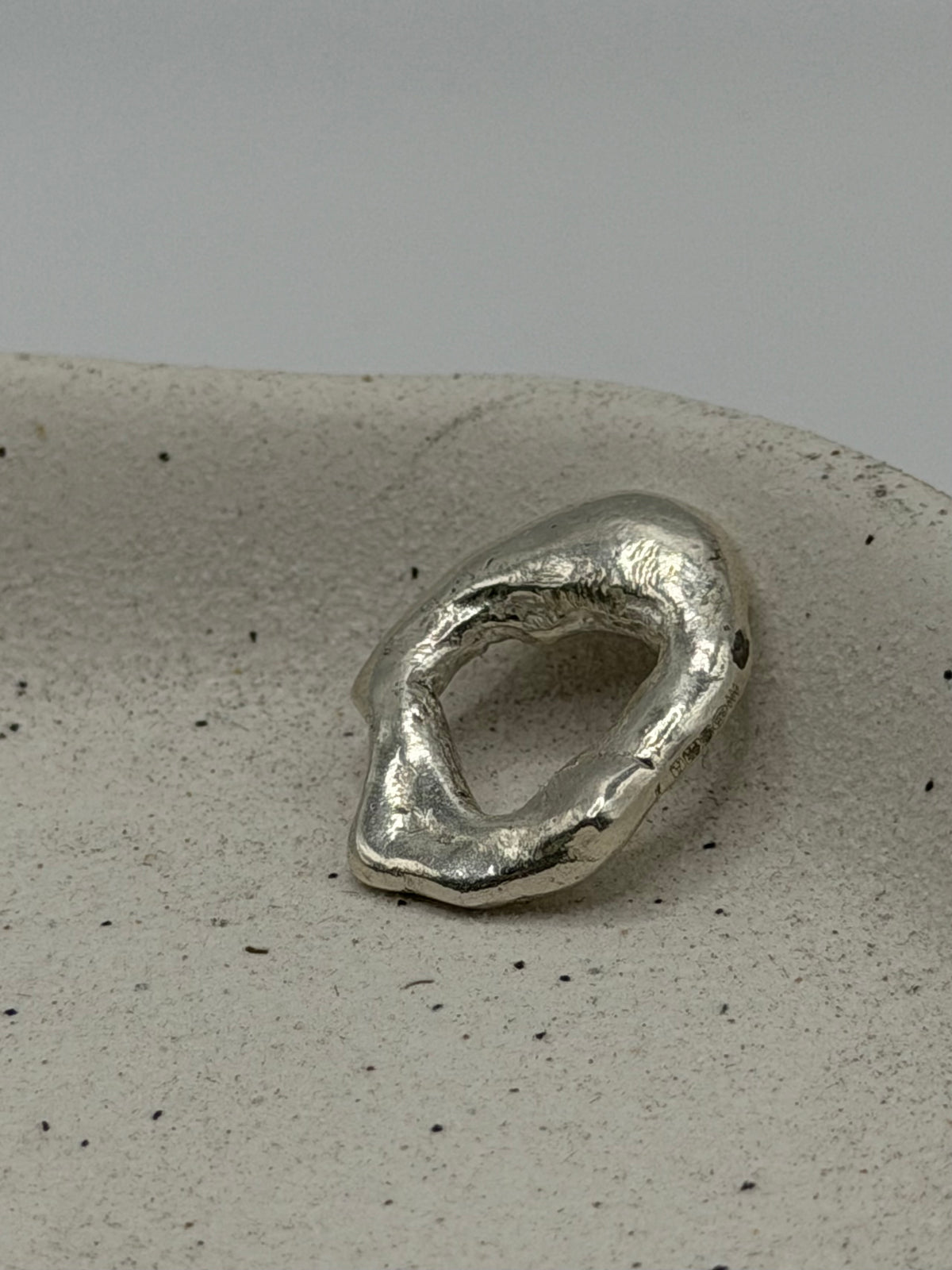 Recycled Sterling Silver Charm - Molten No. 02