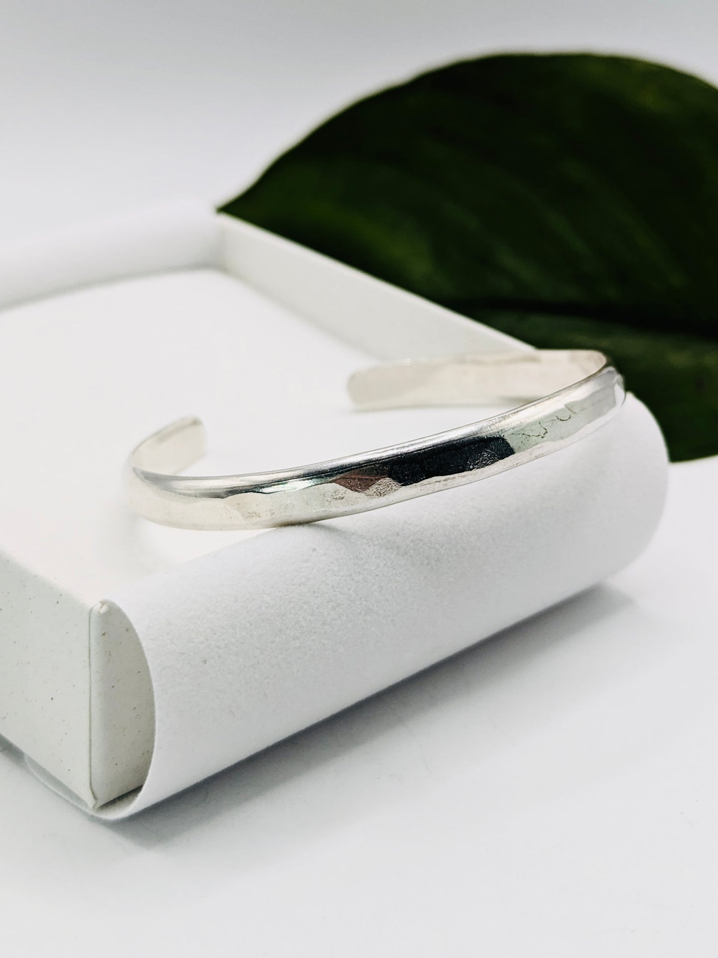 Sterling Silver Reflect Cuff Bangle