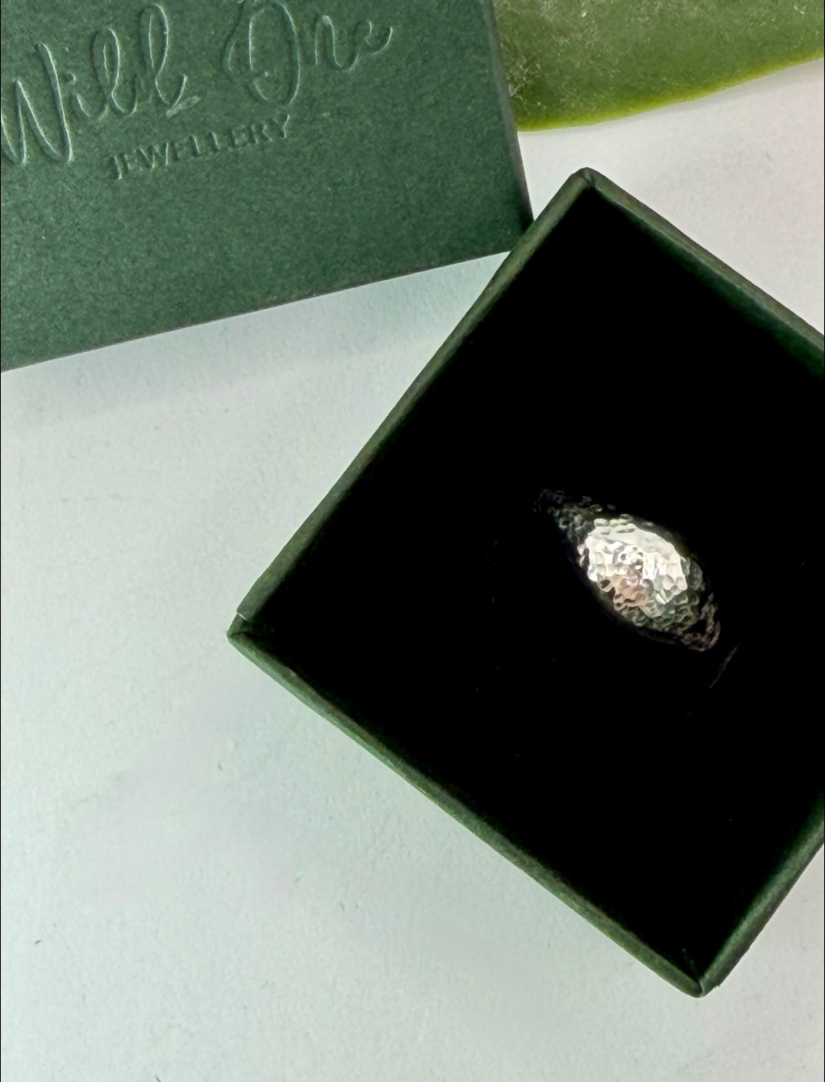 Sterling Silver Dome Signet Ring