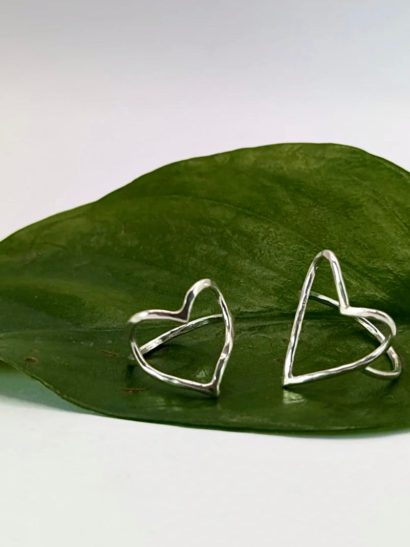 Sterling Silver Love Heart Ring