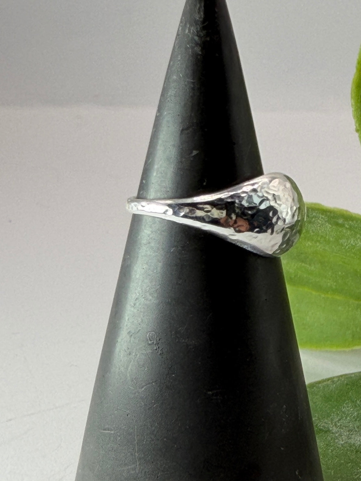 Sterling Silver Dome Signet Ring