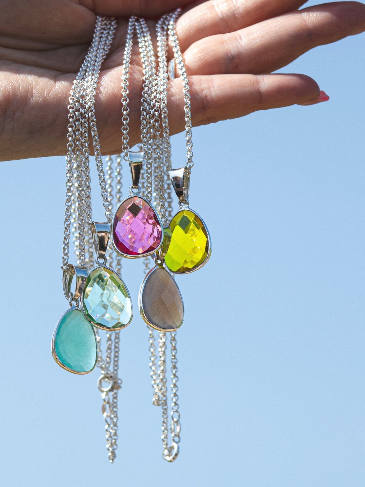 Sterling Silver Citrine Necklace