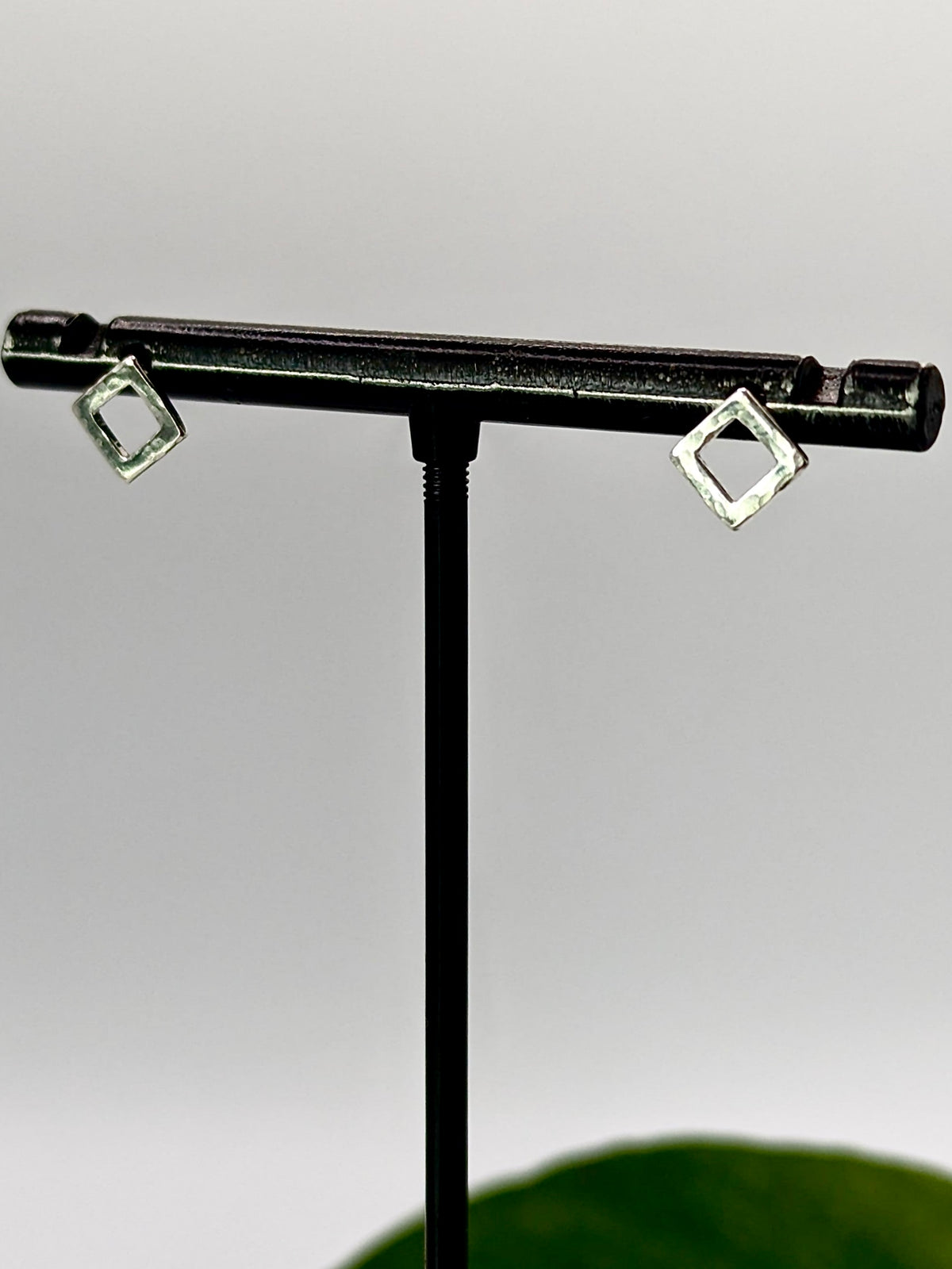 Sterling Silver Cube Stud Earrings
