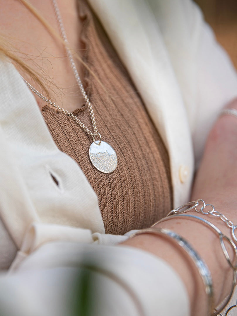 Sterling Silver Shoreline Necklace