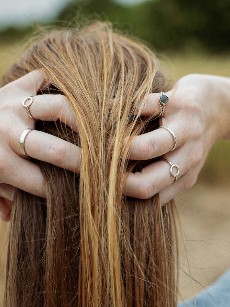Sterling Silver Maxi Stacker Ring