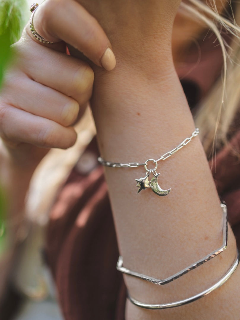 Sterling Silver Celestial Bracelet