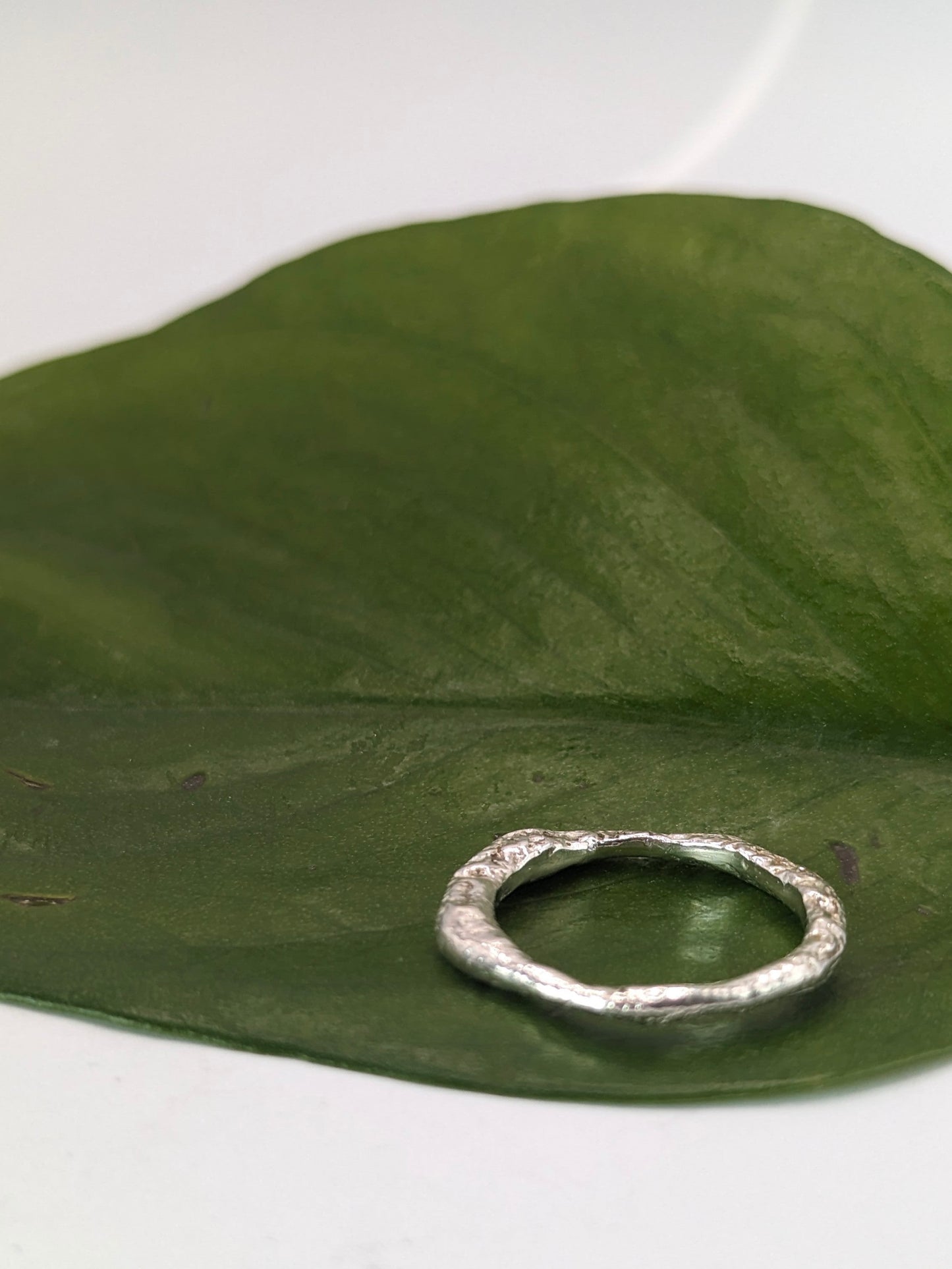 Sterling Silver Sea-Foam Ring