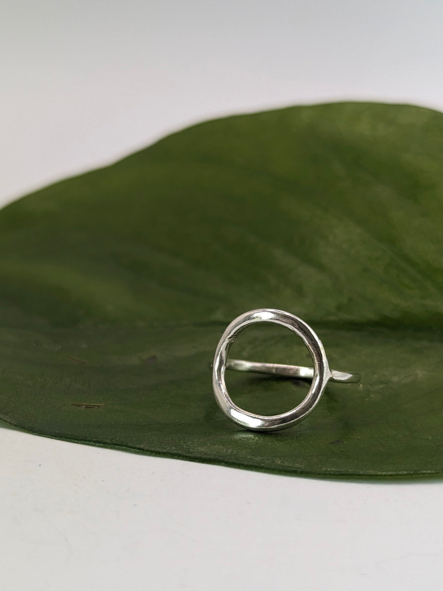 Sterling Silver Midi Karma Ring