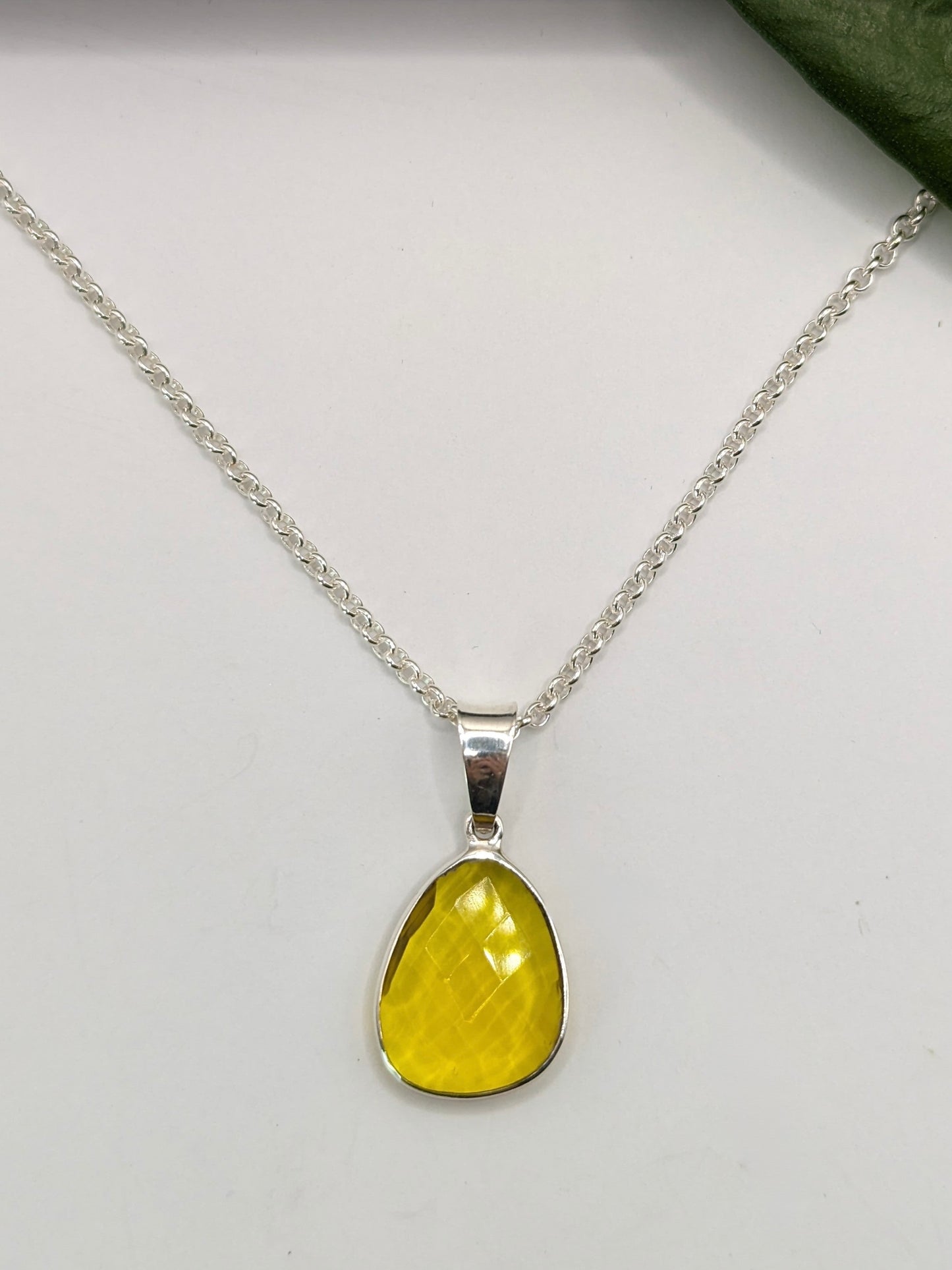 Sterling Silver Citrine Necklace