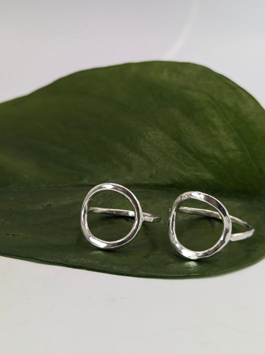 Sterling Silver Midi Karma Ring
