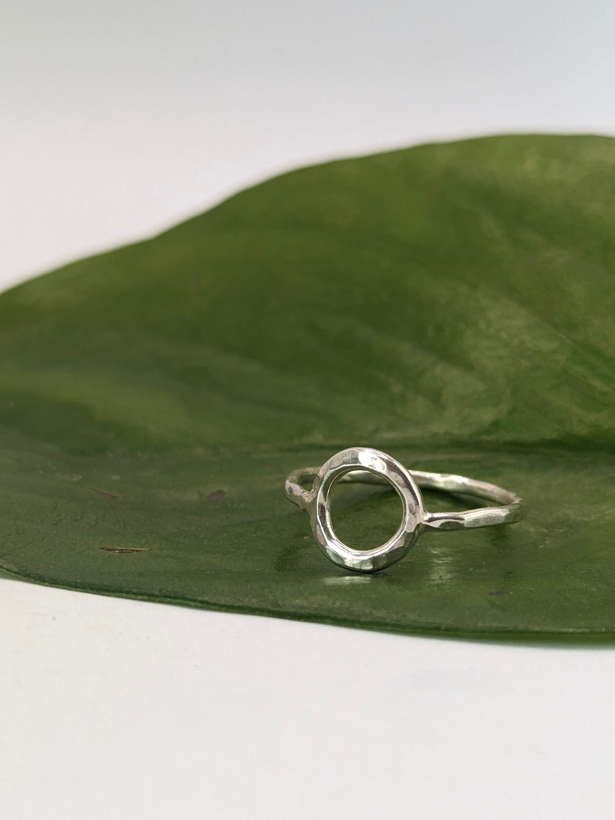 Sterling Silver Mini Karma Ring