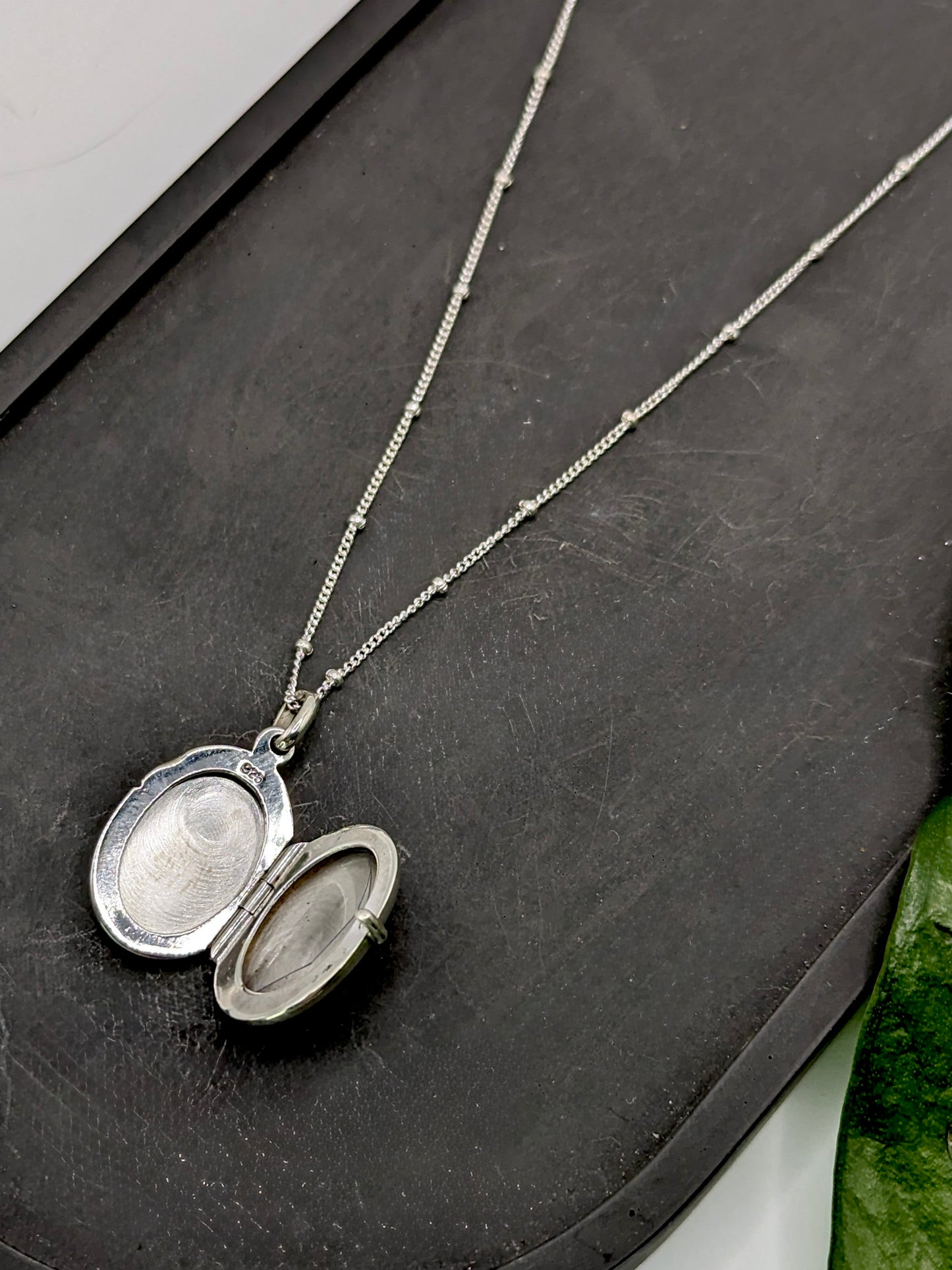Sterling Silver Locket Necklace