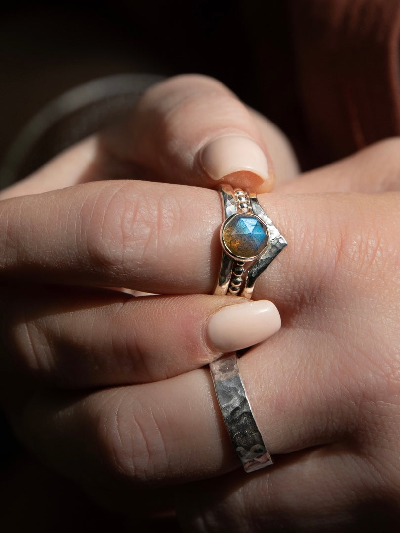 Sterling Silver Maxi Stacker Ring