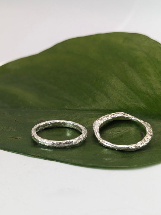 Sterling Silver Sea-Foam Ring