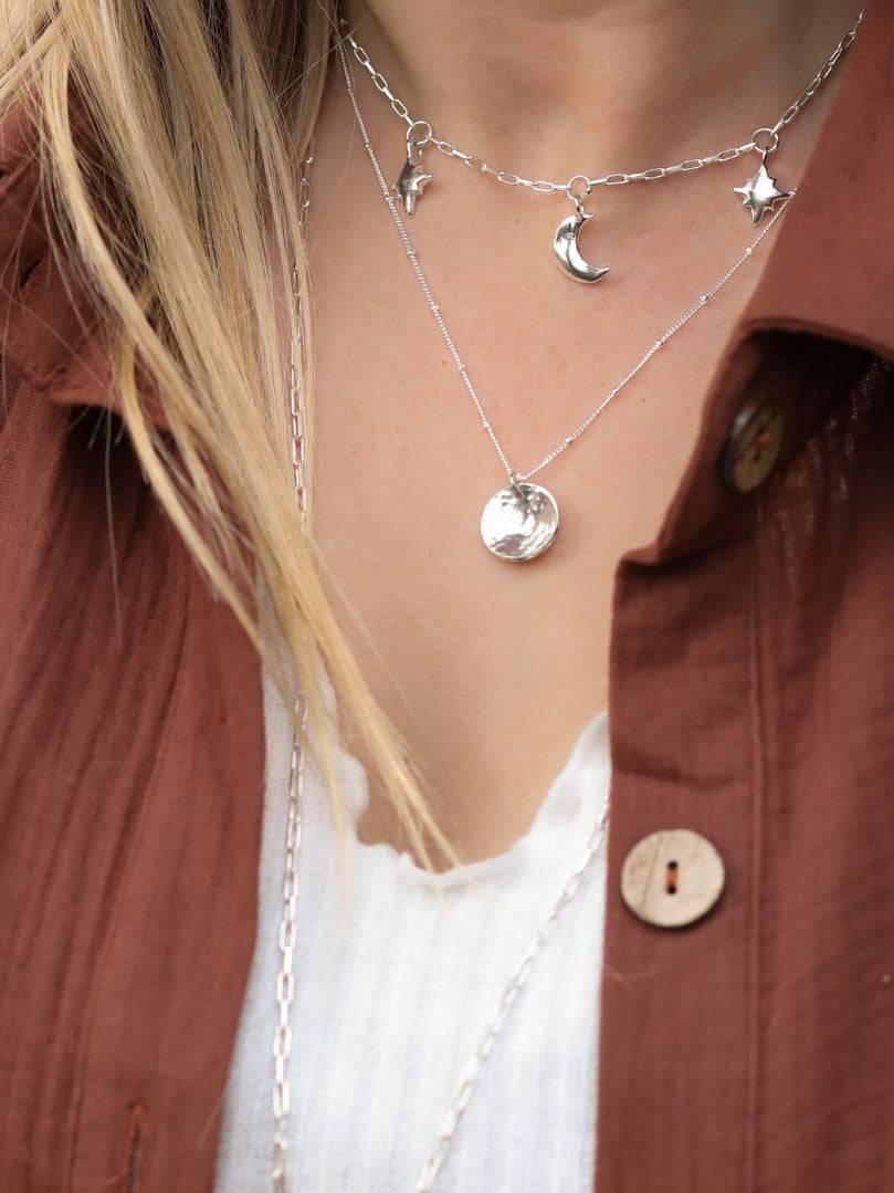 Sterling Silver Celestial Necklace