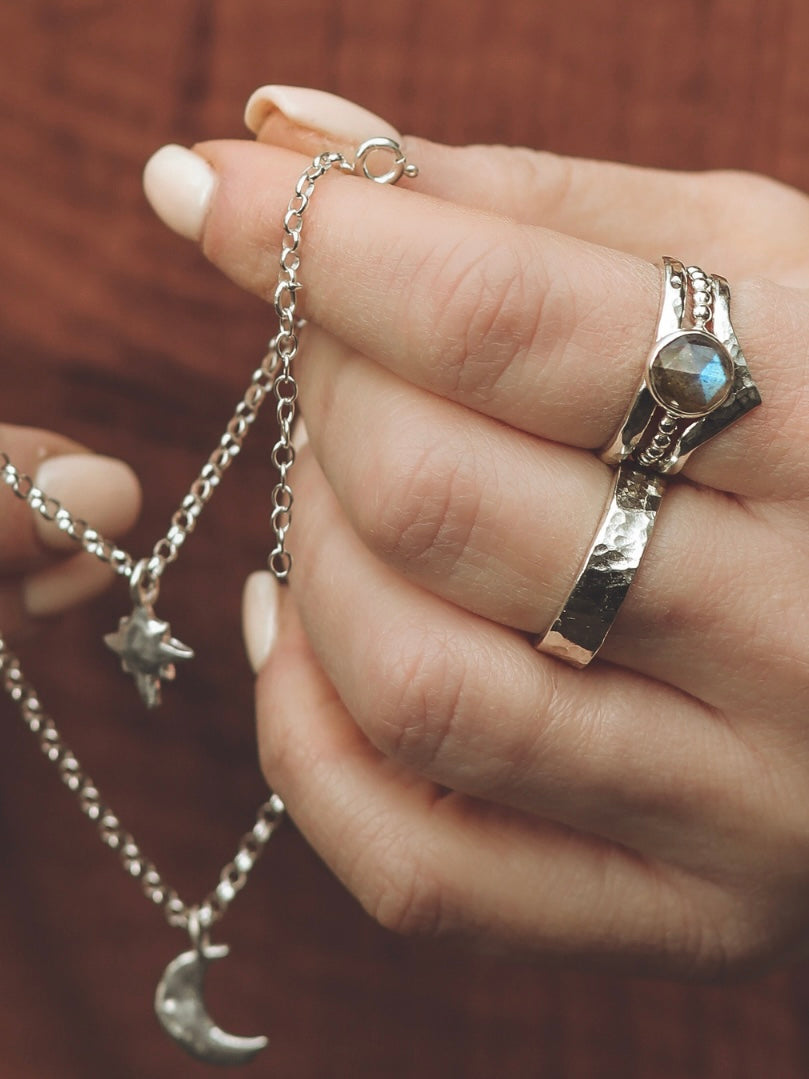 Sterling Silver Maxi Stacker Ring