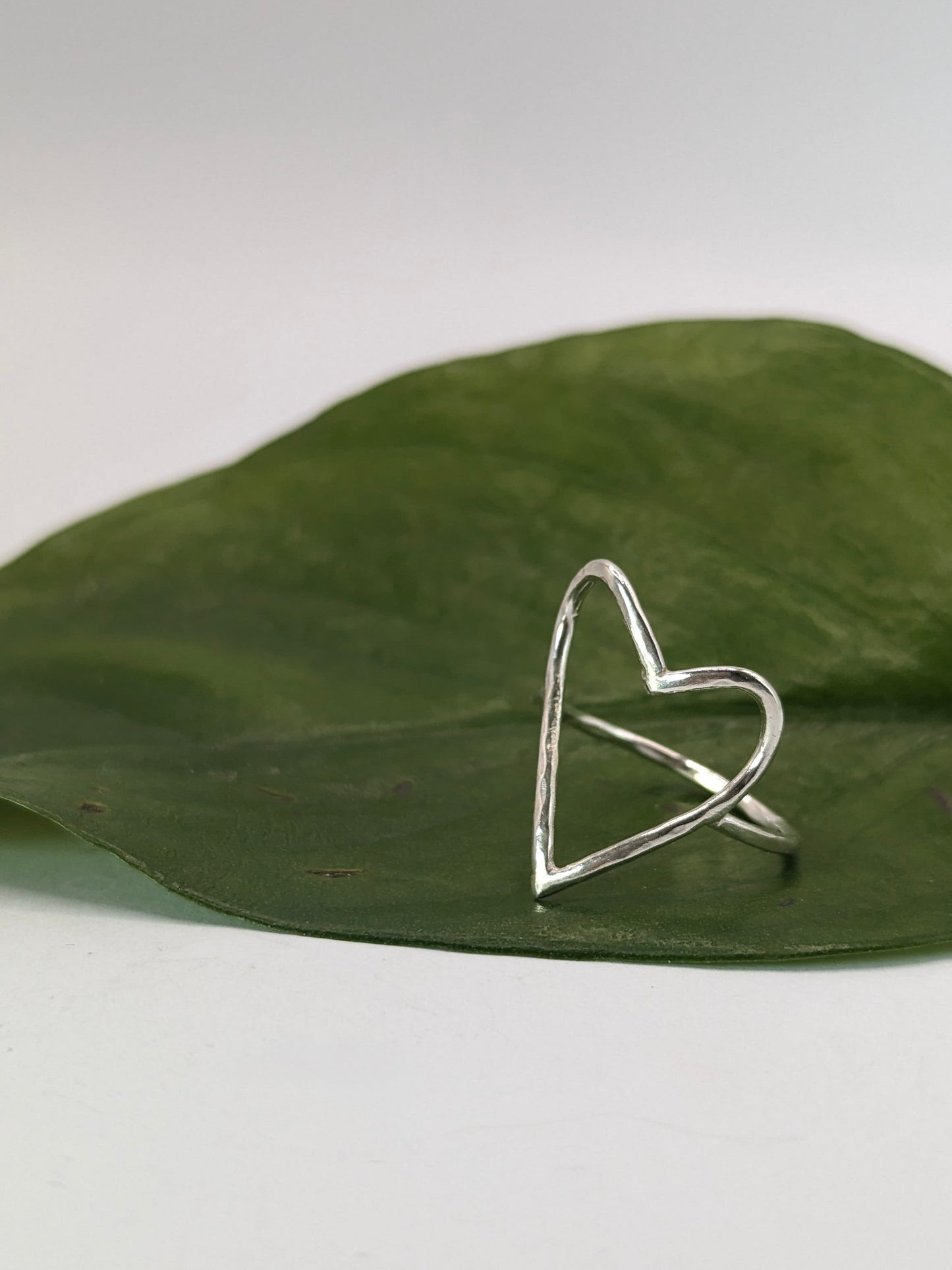 Sterling Silver Love Heart Ring