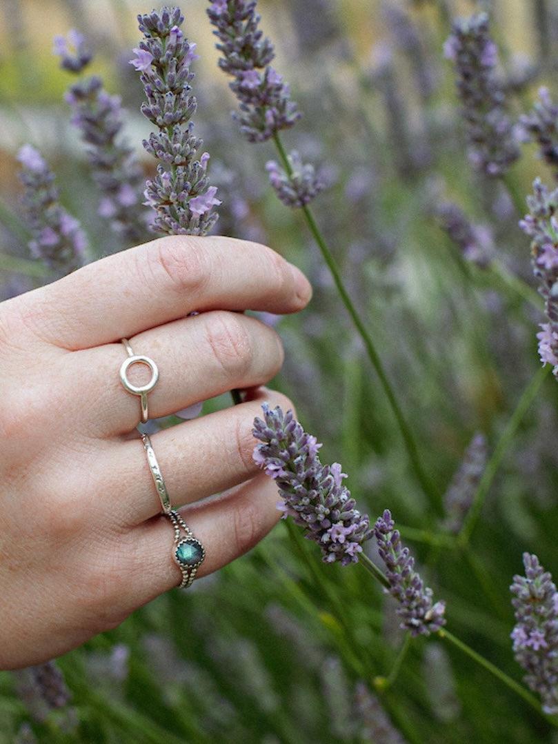Sterling Silver Midi Stacker Ring