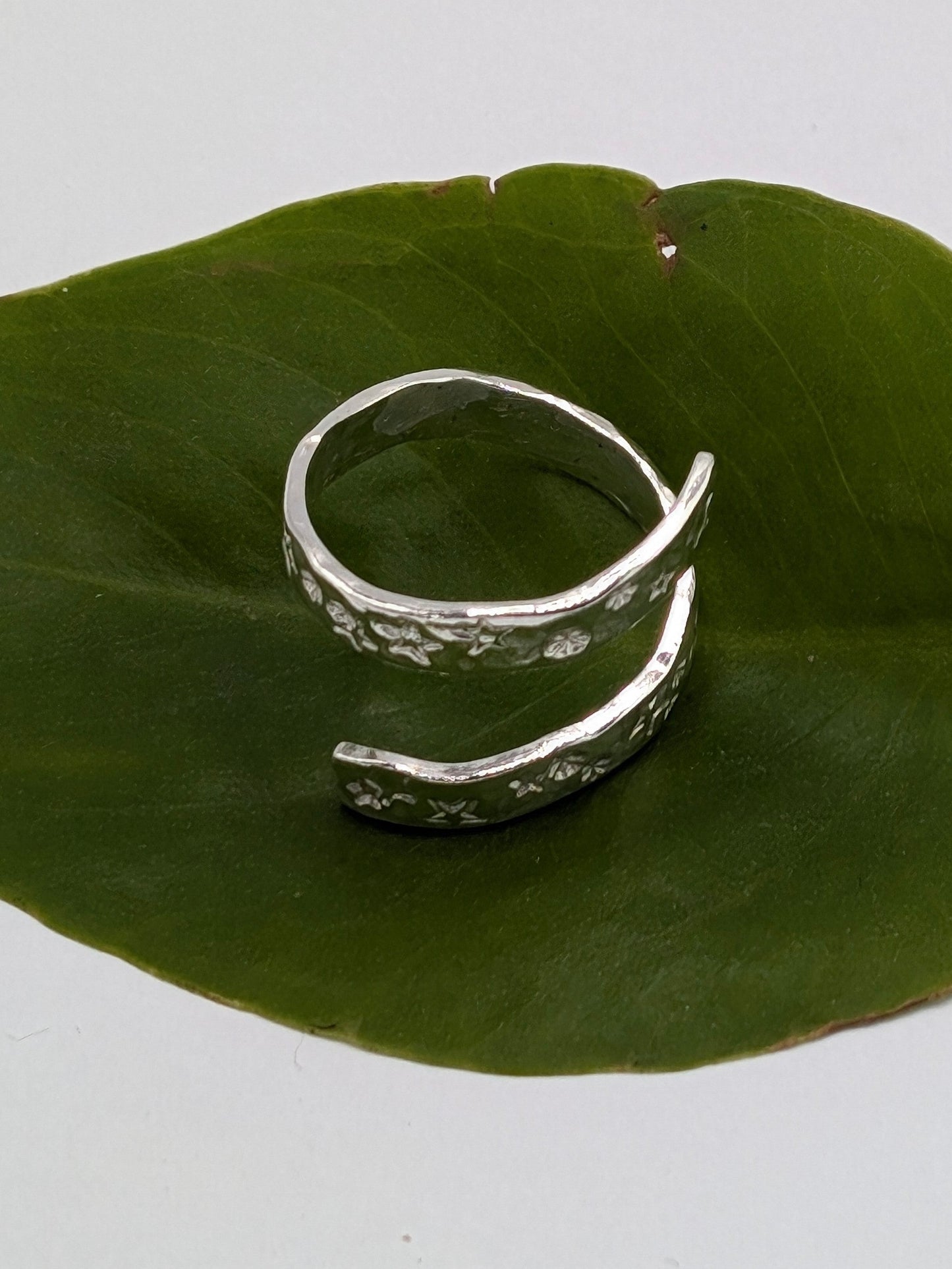 Sterling Silver Orbital Wrap Ring