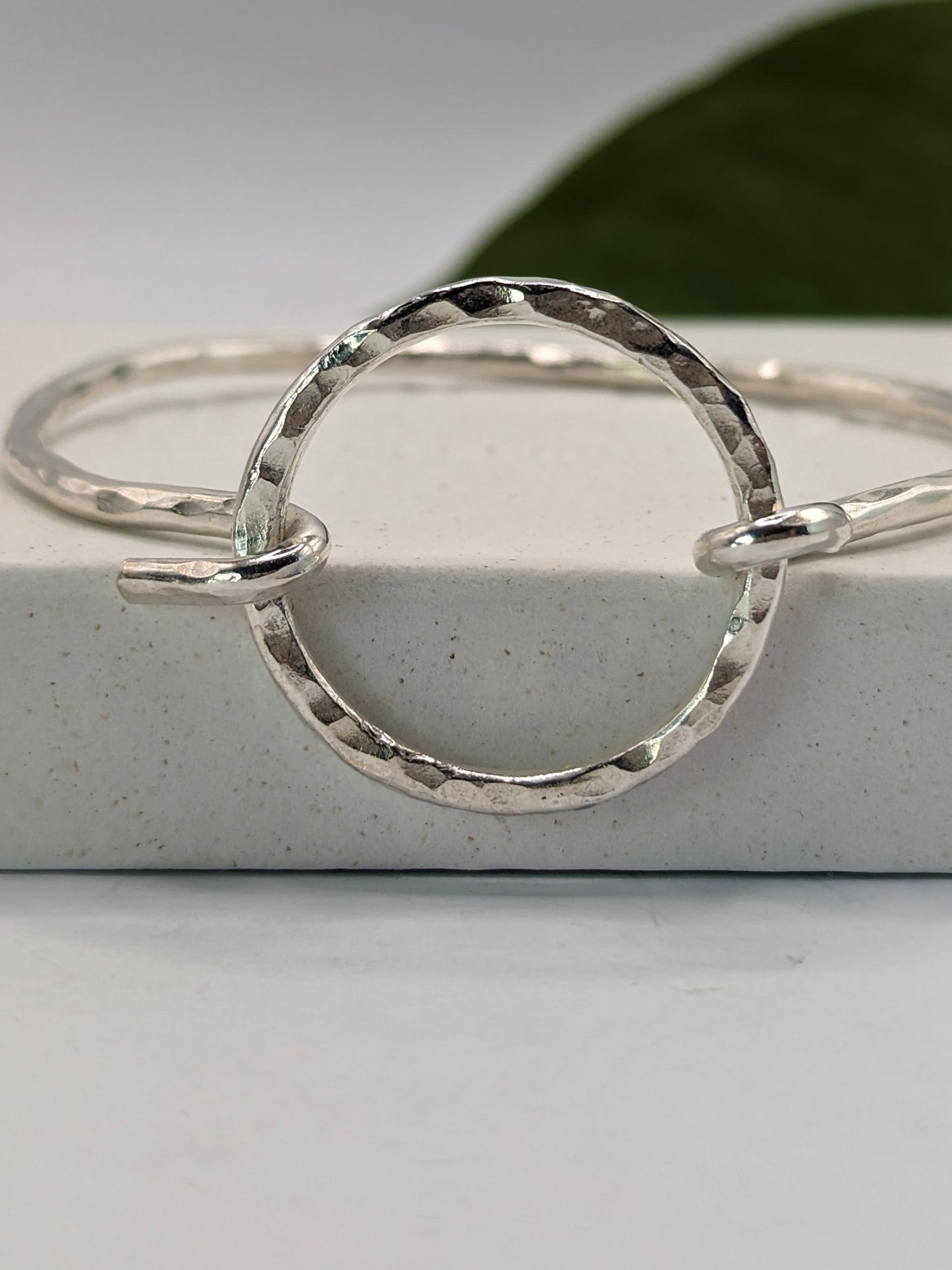 Sterling Silver Breathe Bangle