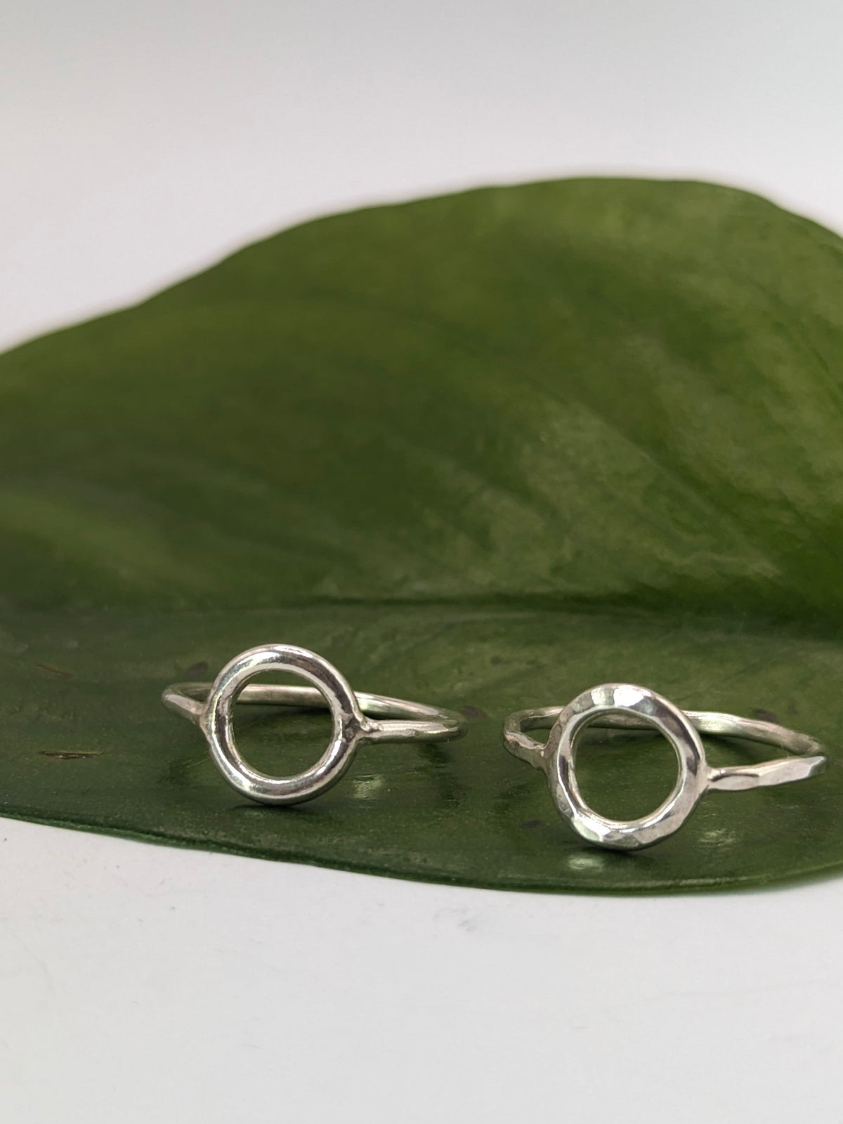 Sterling Silver Mini Karma Ring