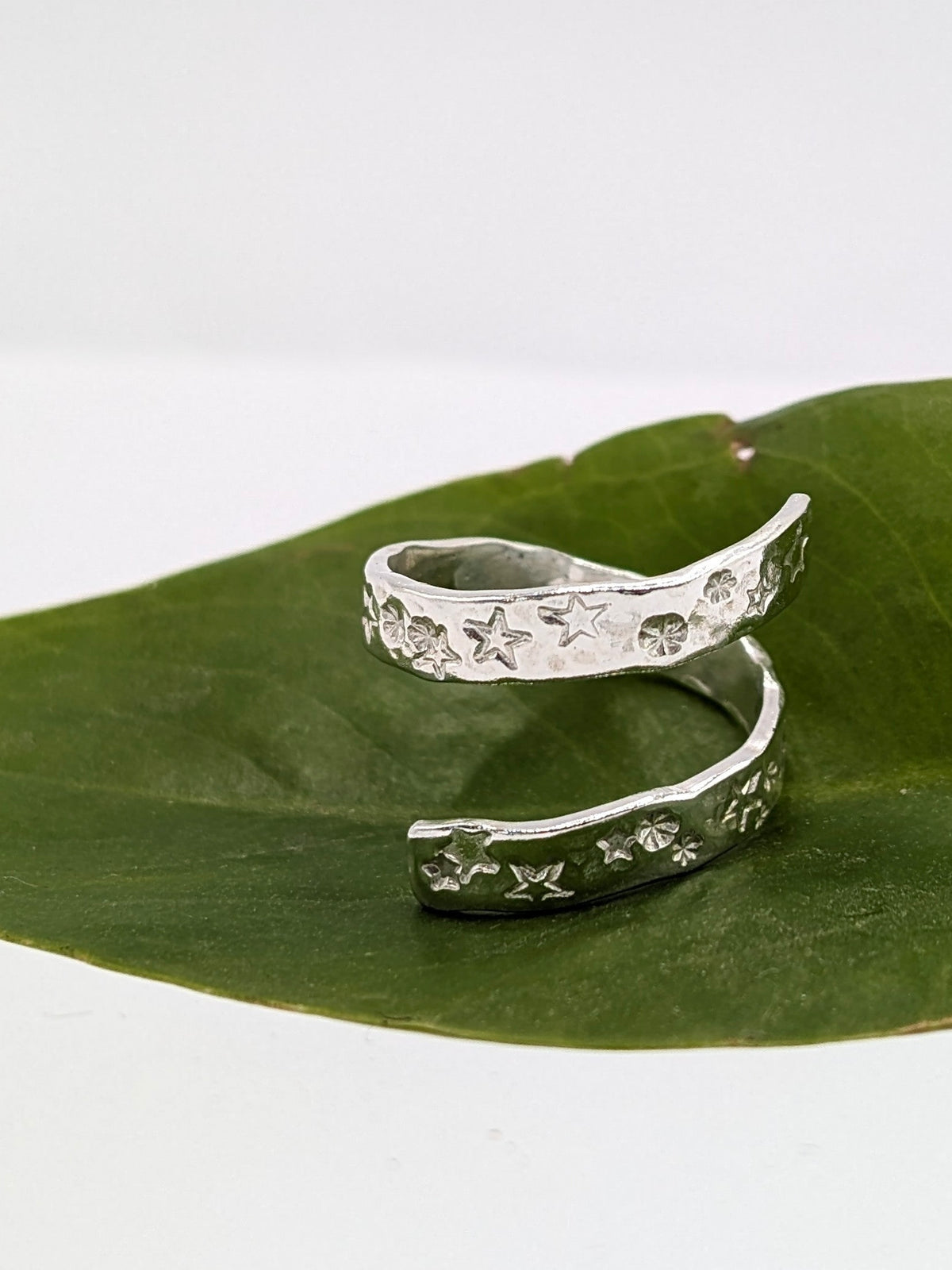 Sterling Silver Orbital Wrap Ring
