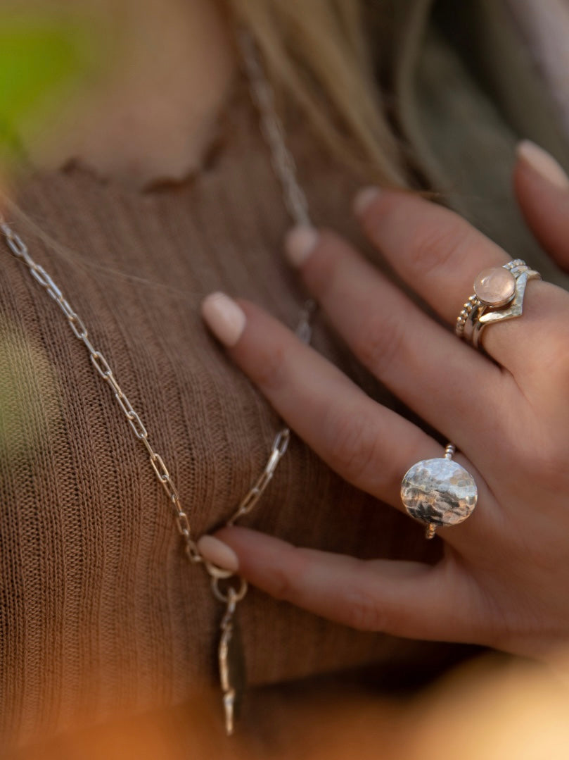Sterling Silver Wishbone Ring