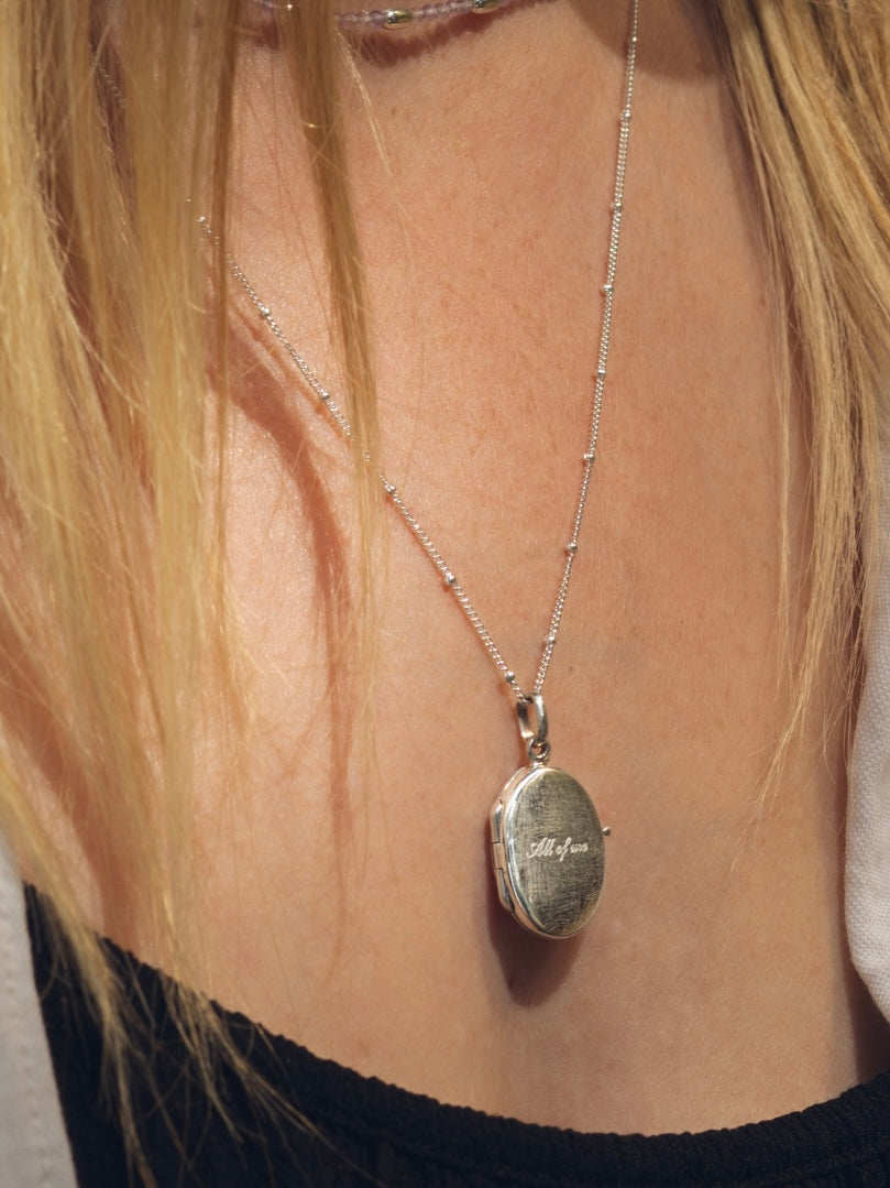 Sterling Silver Locket Necklace