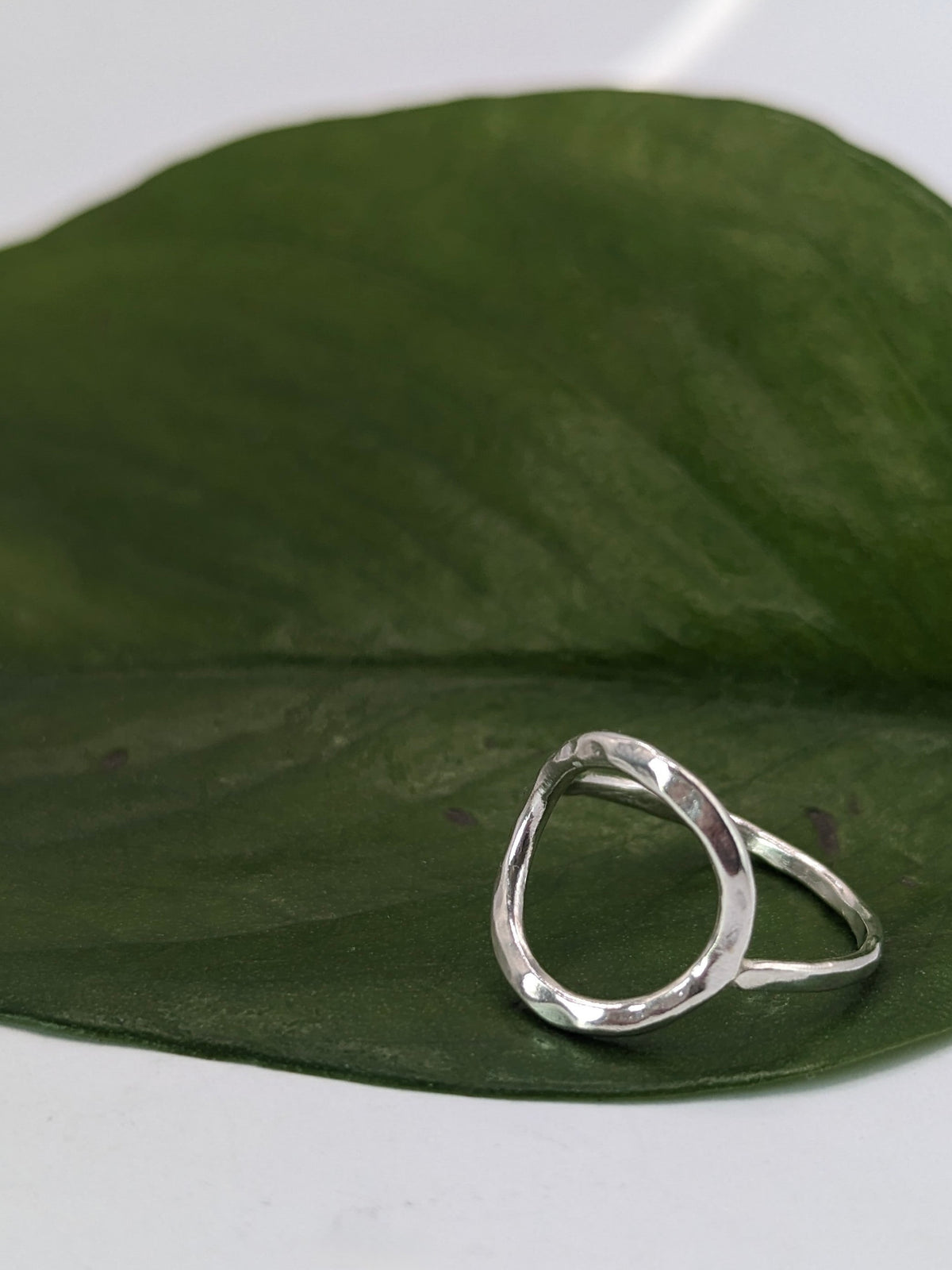 Sterling Silver Midi Karma Ring