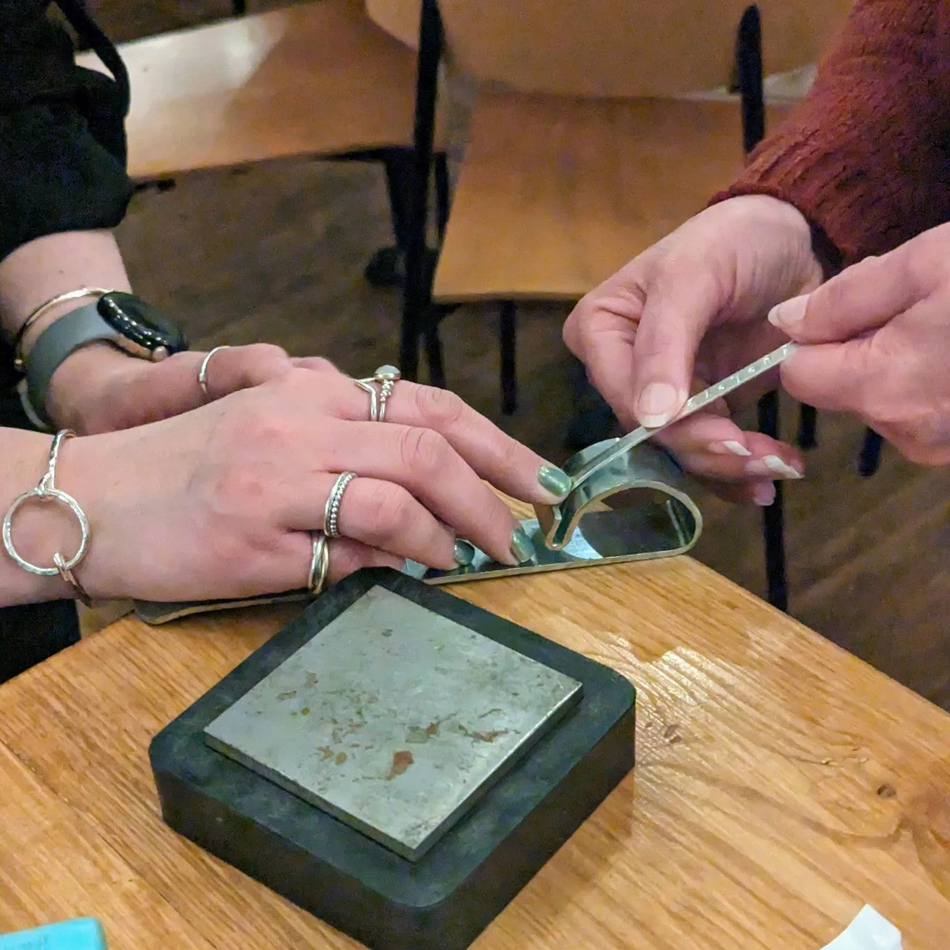Workshop  |  Handstamped Bangle (The Sycamore)