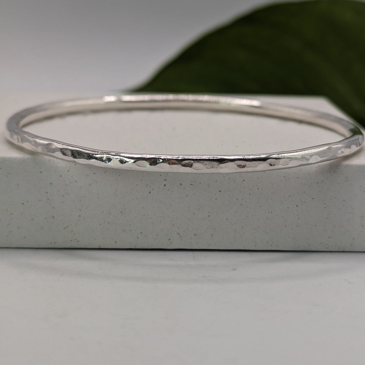 Sterling Silver Midi Stacker Bangle