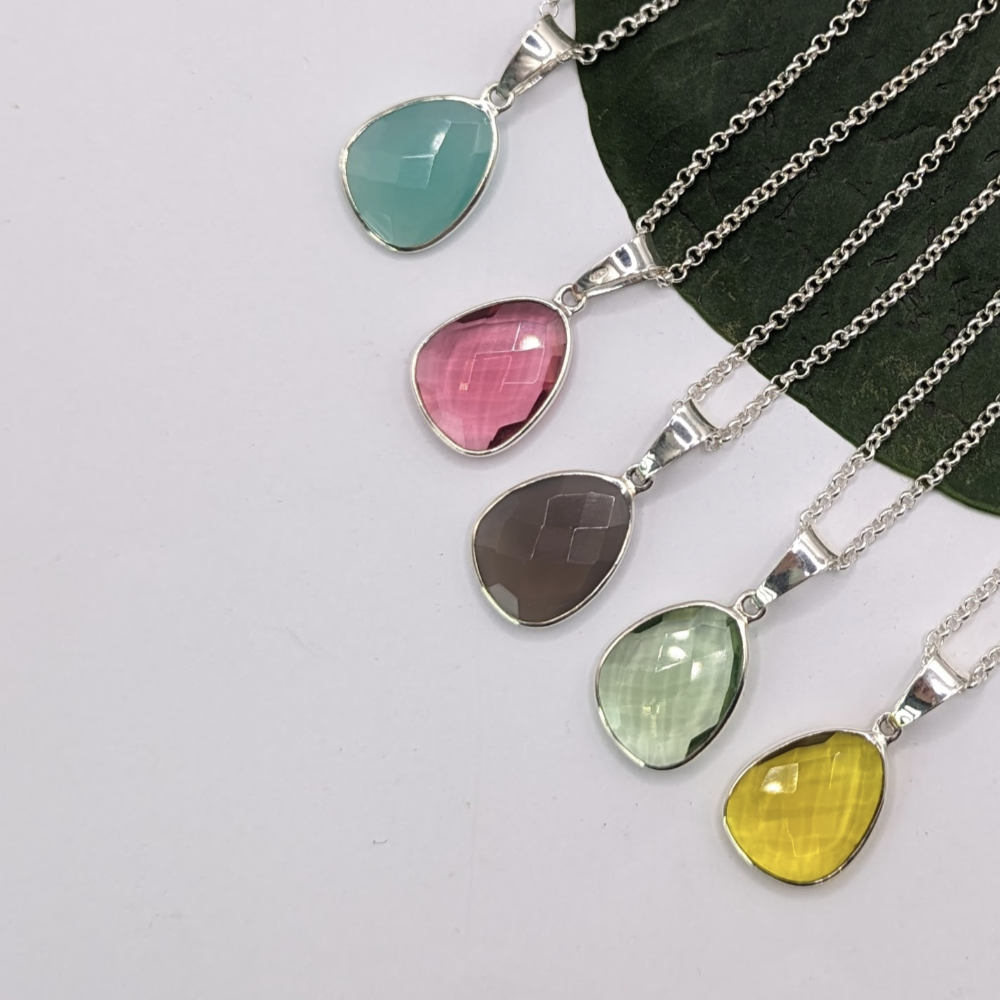 Sterling Silver Citrine Necklace