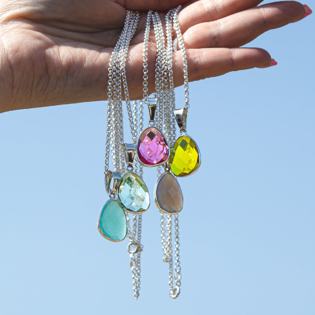 Sterling Silver Citrine Necklace