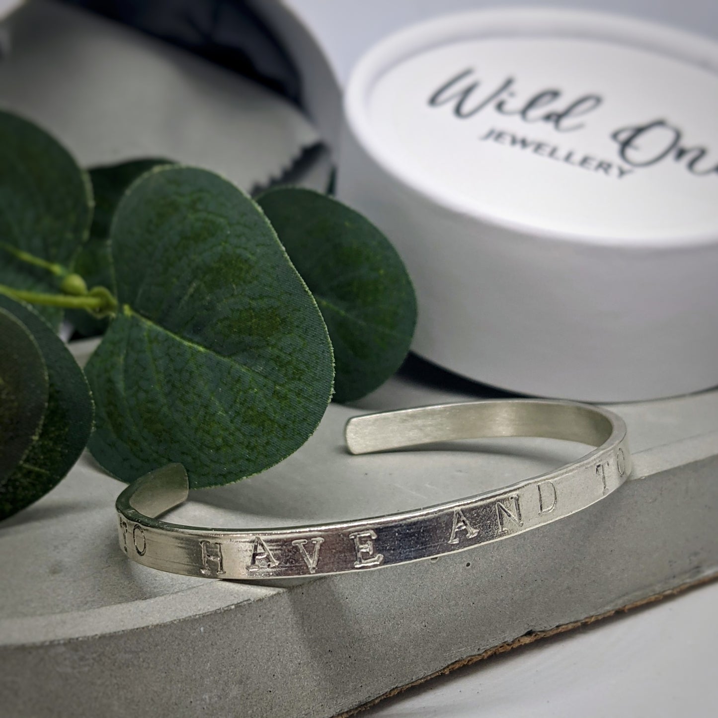 Sterling Silver Hand Stamped Keepsake